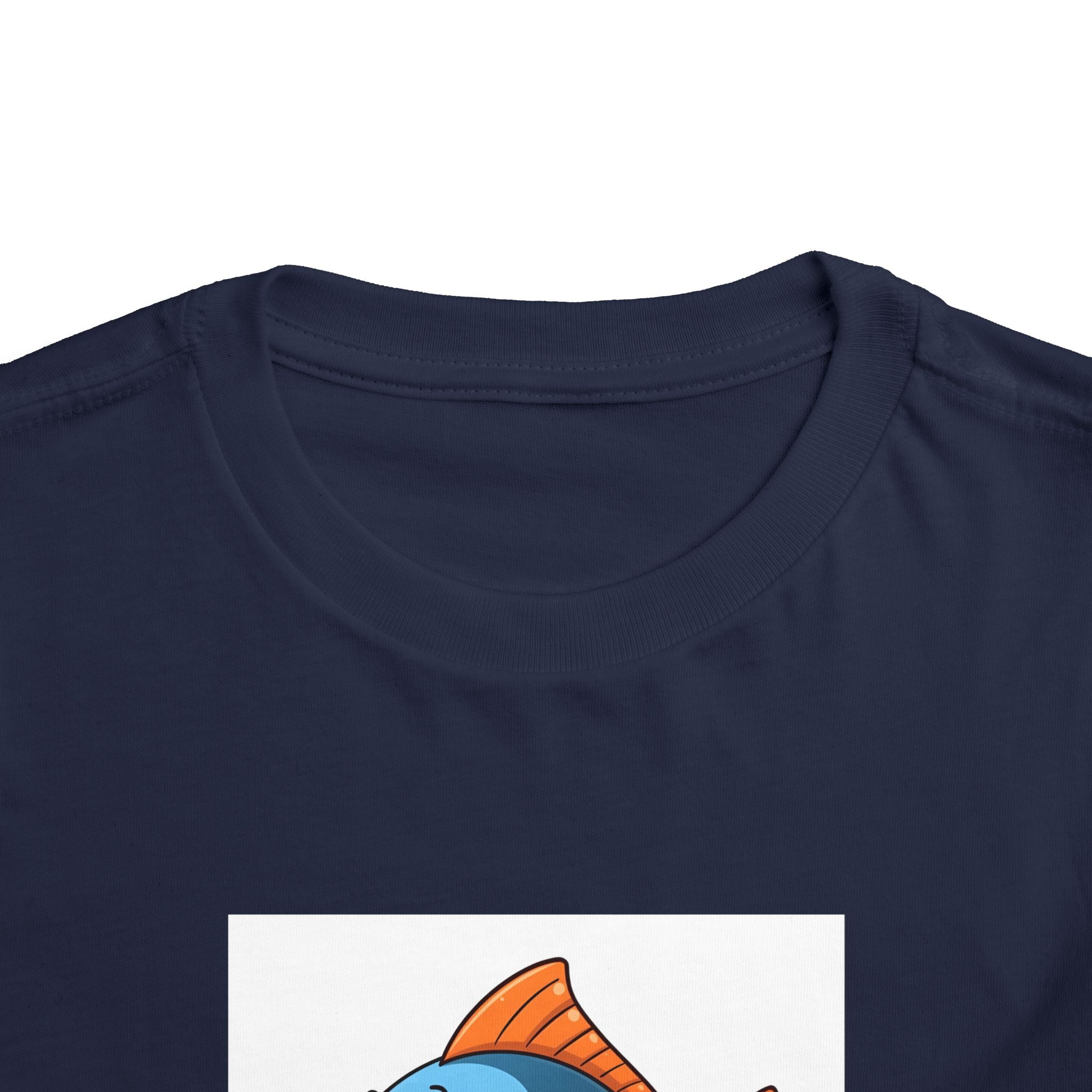 Here Fishy Fishy Fishy Toddler Short Sleeve Tee