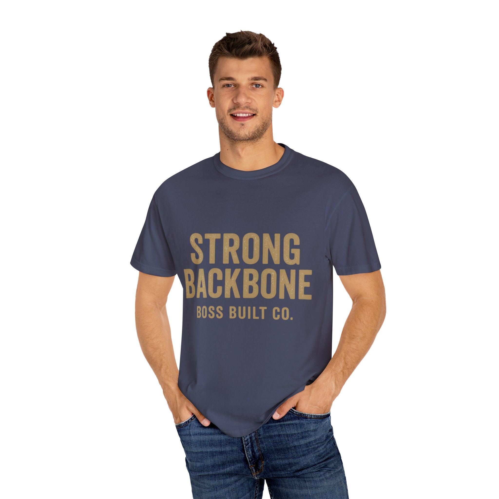 Strong Backbone T-Shirt — Boss Built Co. Graphic Tee
