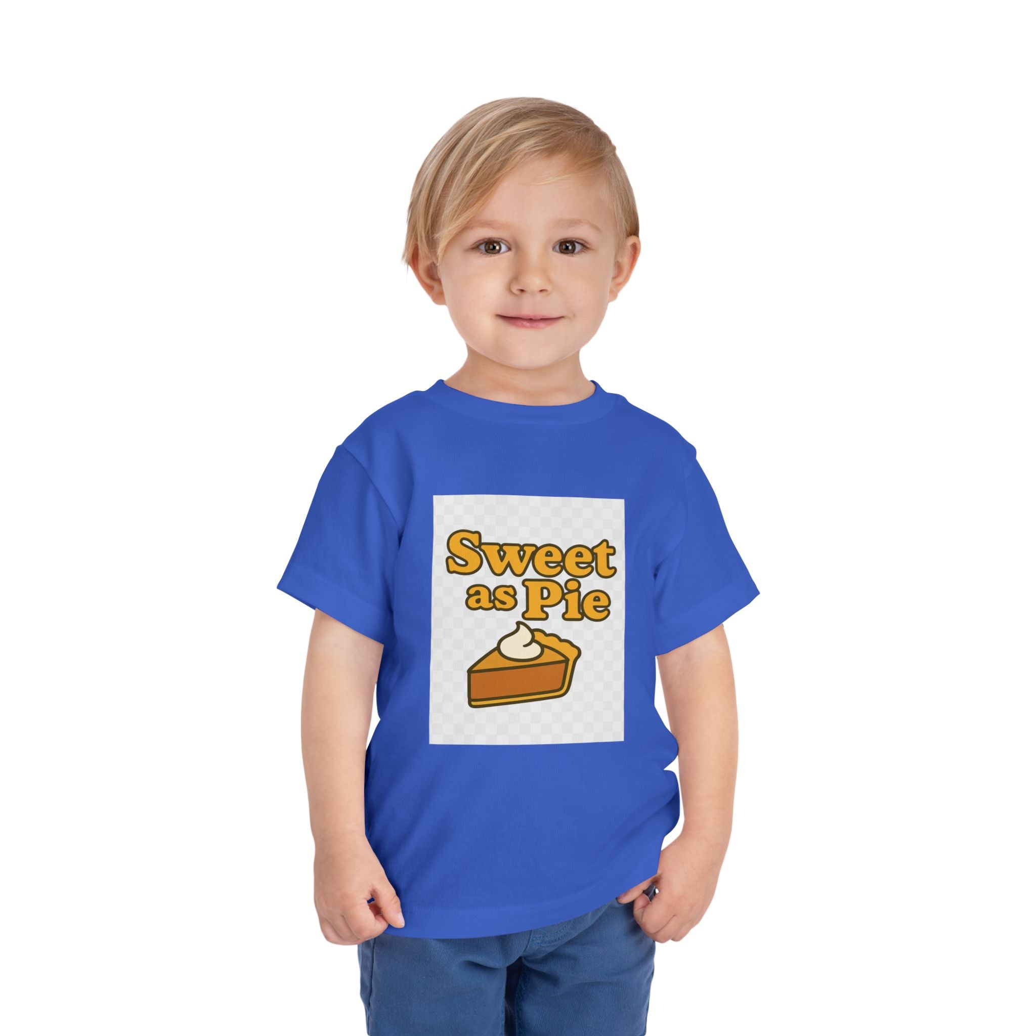 Sweet as Pie Toddler Tee - Cute Short Sleeve Shirt for Kids