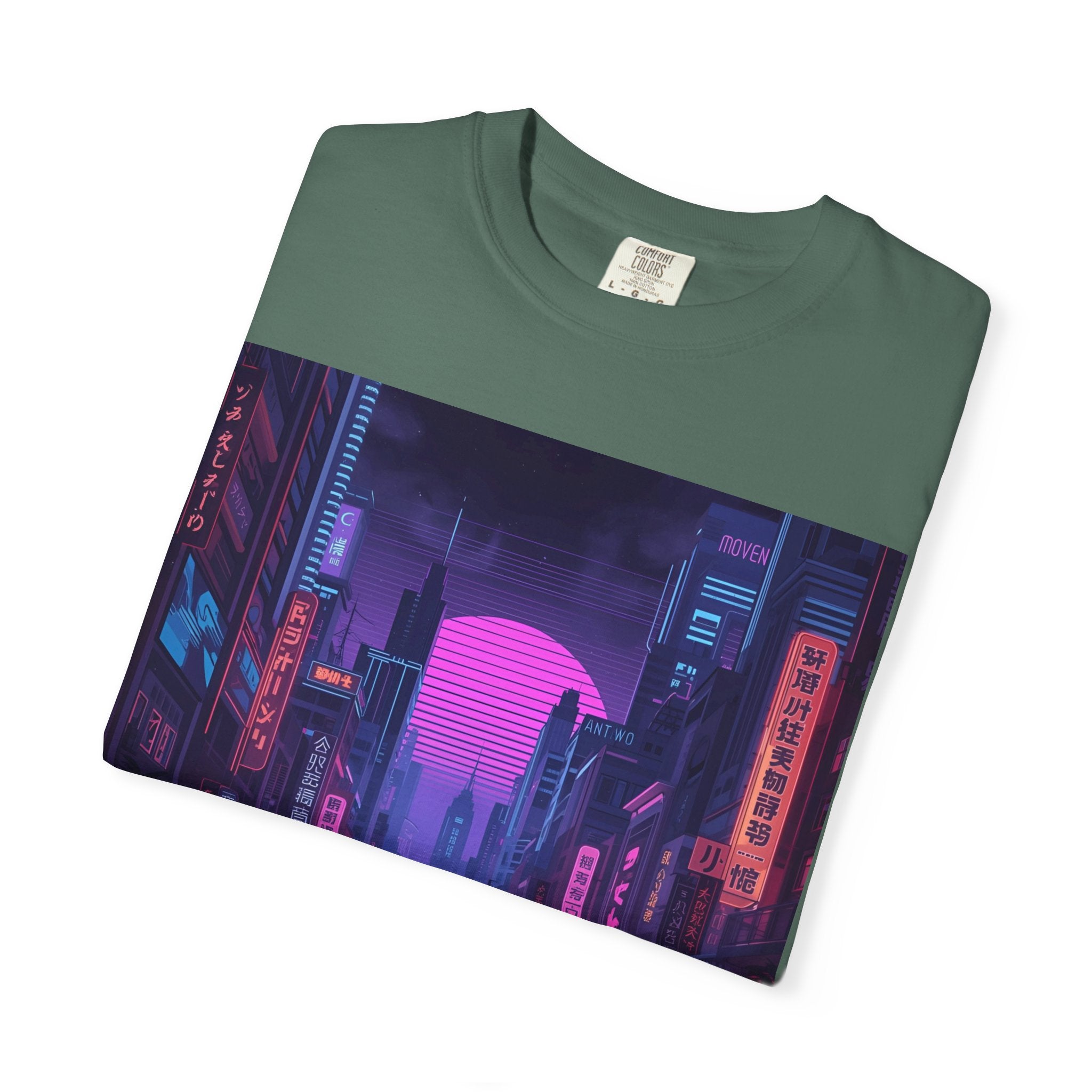 Futuristic City Unisex T-Shirt, Trendy Graphic Tee, Streetwear Style, Perfect for Gifts, Casual Wear, Summer Vibes