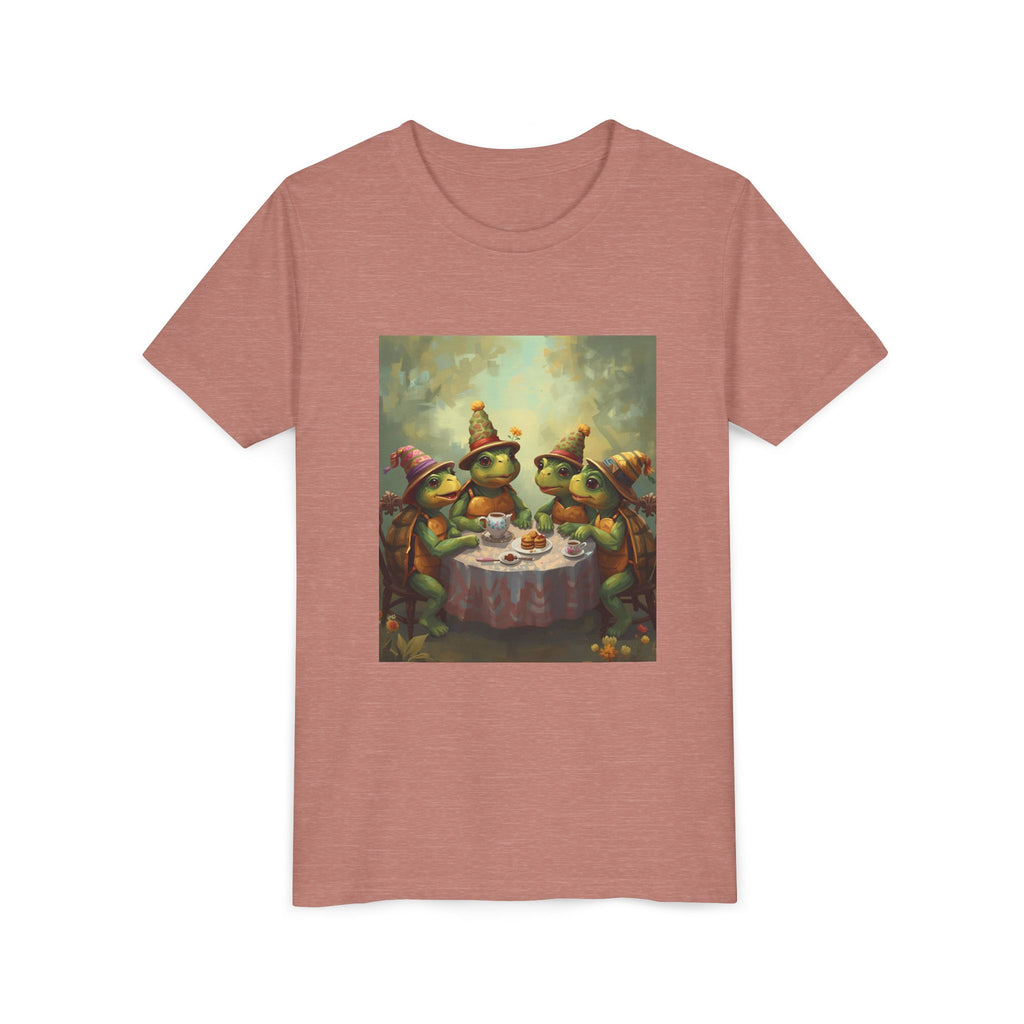 Whimsical Turtle Youth Short Sleeve Tee