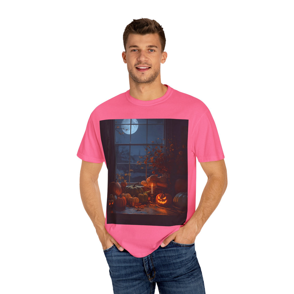 Cozy Halloween Tee, Fall Graphic Shirt, Pumpkin Patch T-Shirt, Spooky Season Apparel, Unisex Autumn Top