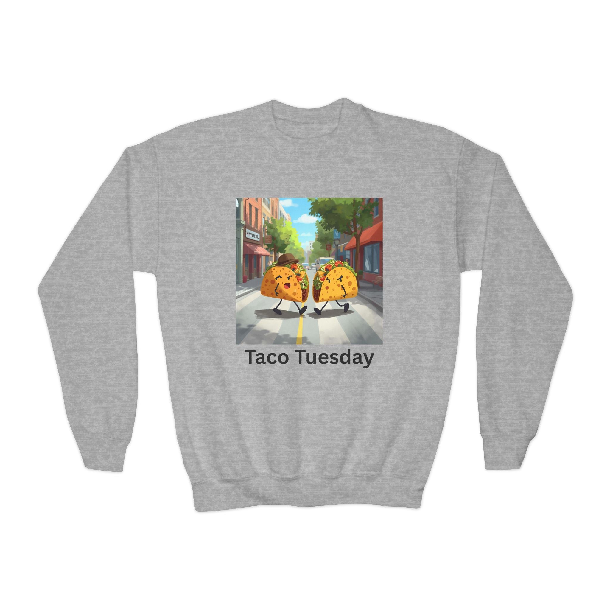 Taco Tuesday Youth Crewneck Sweatshirt