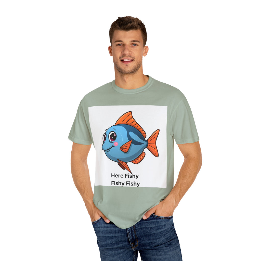 Fishy Fishy Fishy Unisex Garment-Dyed T-shirt