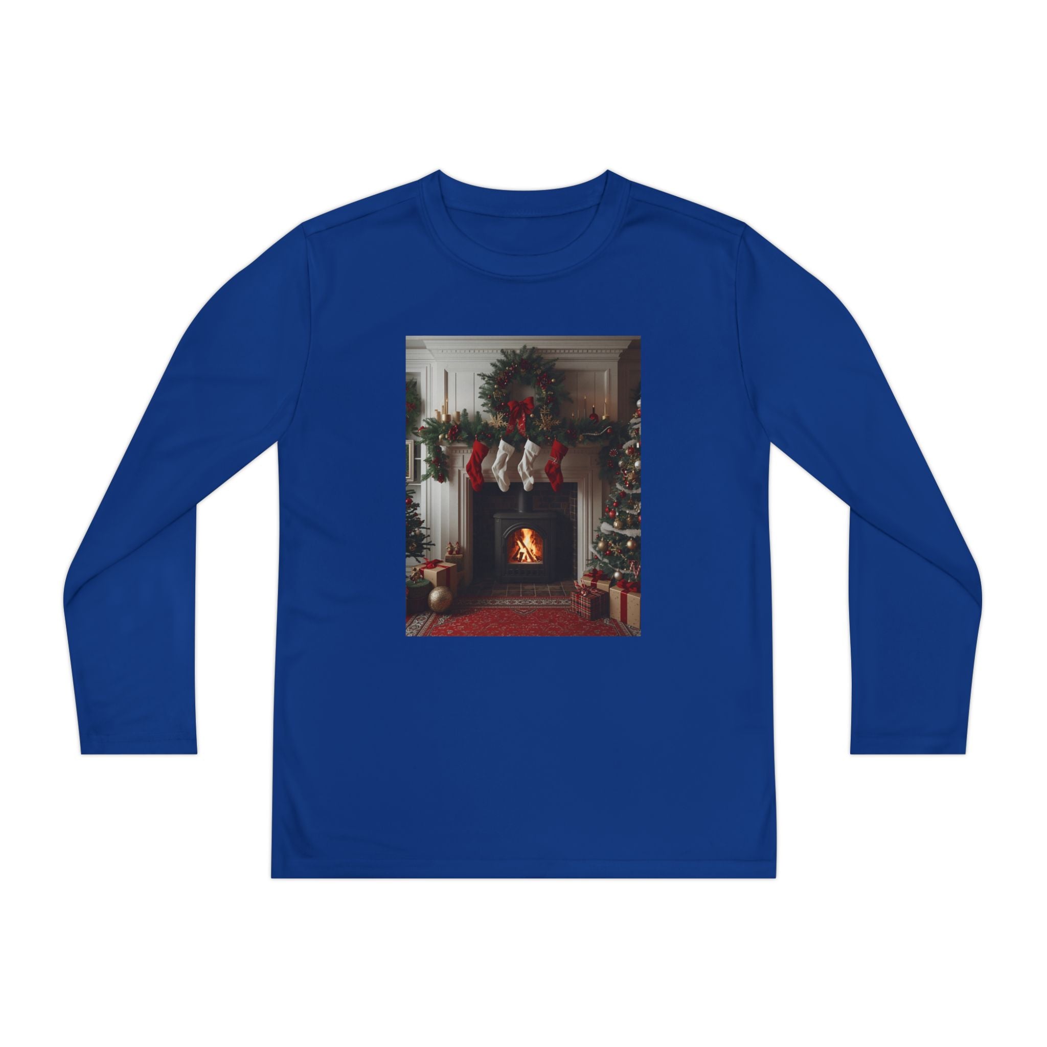Cozy Christmas Youth Long Sleeve Competitor Tee
