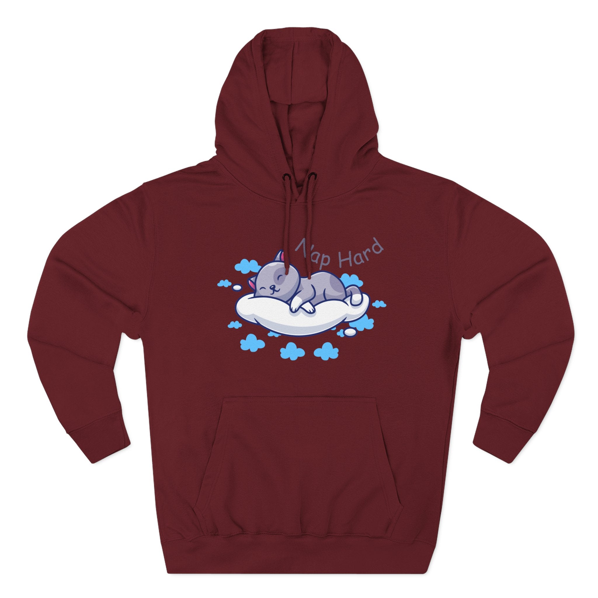 Cozy Cat Nap Hoodie - Perfect for Pet Lovers, Chill Days, Cozy Nights, Birthday Gift, Cat Pajama