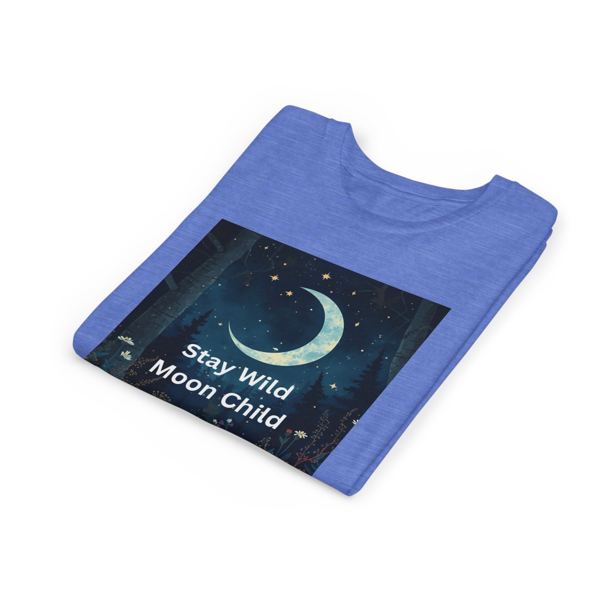 Stay Wild Moon Child Youth Tee - Adventure Tee, Nature Inspired Shirt, Cute Kids Clothing, Gift for Young Explorers, Eco-Friendly Tee
