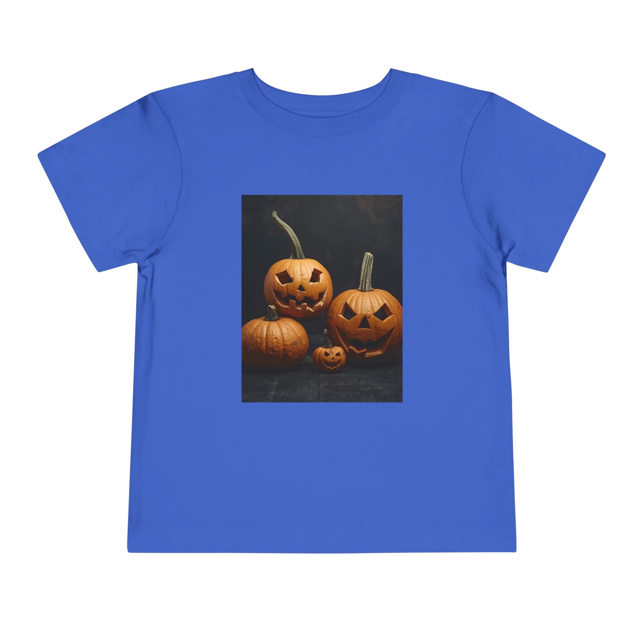 Spooky Halloween Pumpkin Toddler Short Sleeve Tee