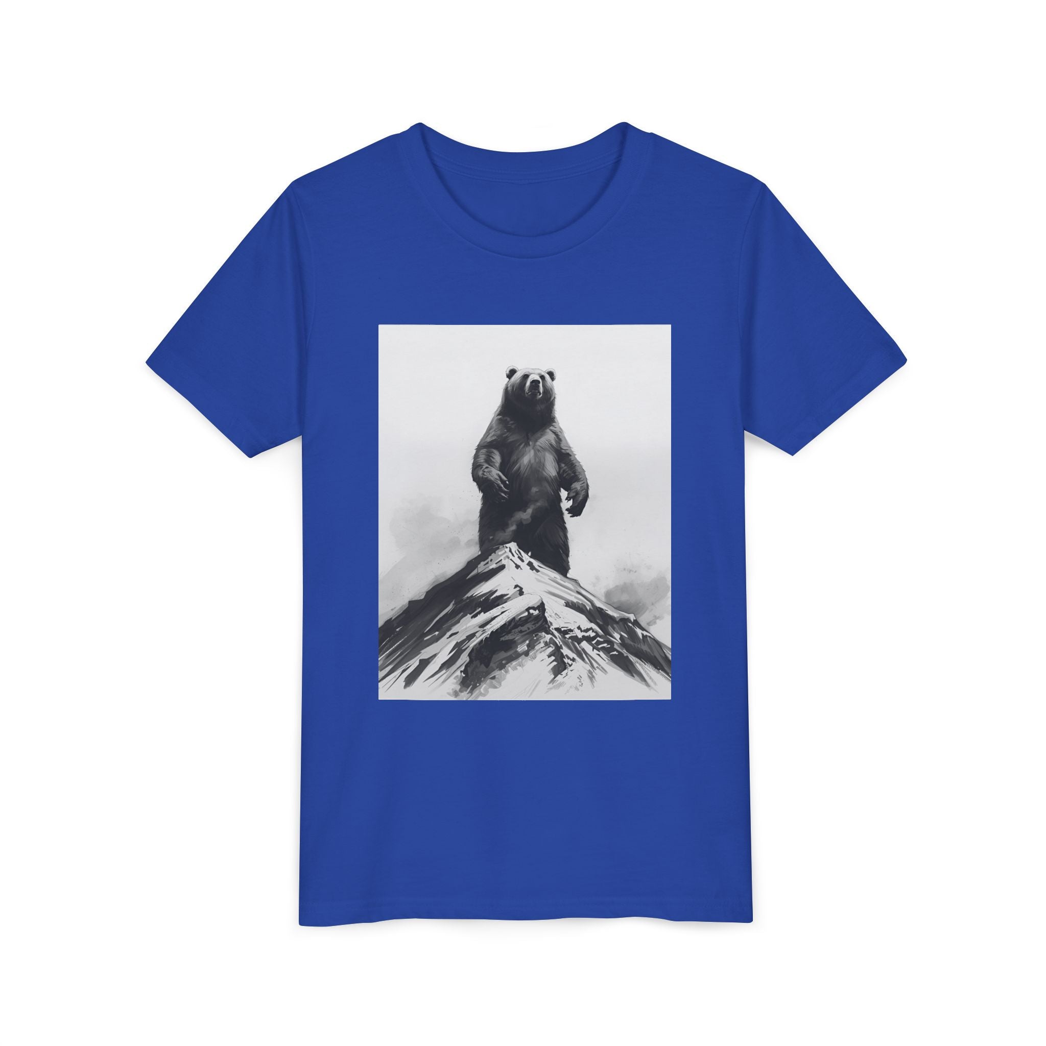 Bear Mountain Snow Youth Short Sleeve Tee