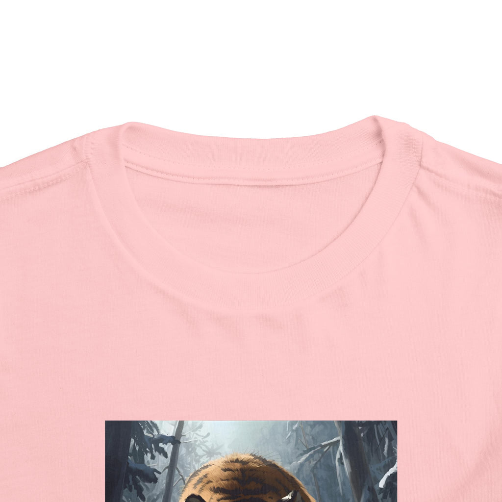 Tiger Roar Snow Toddler Short Sleeve Tee