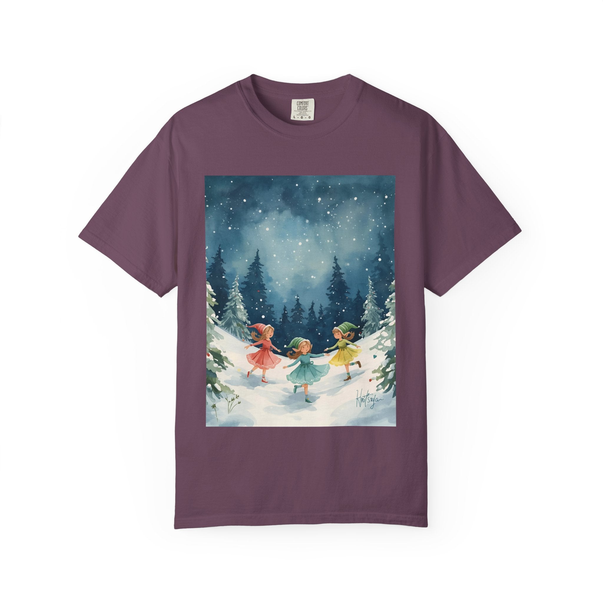 Whimsical Winter T-Shirt, Cozy Graphic Tee, Holiday Apparel, Gift for Her, Seasonal Fashion, Unisex Tee