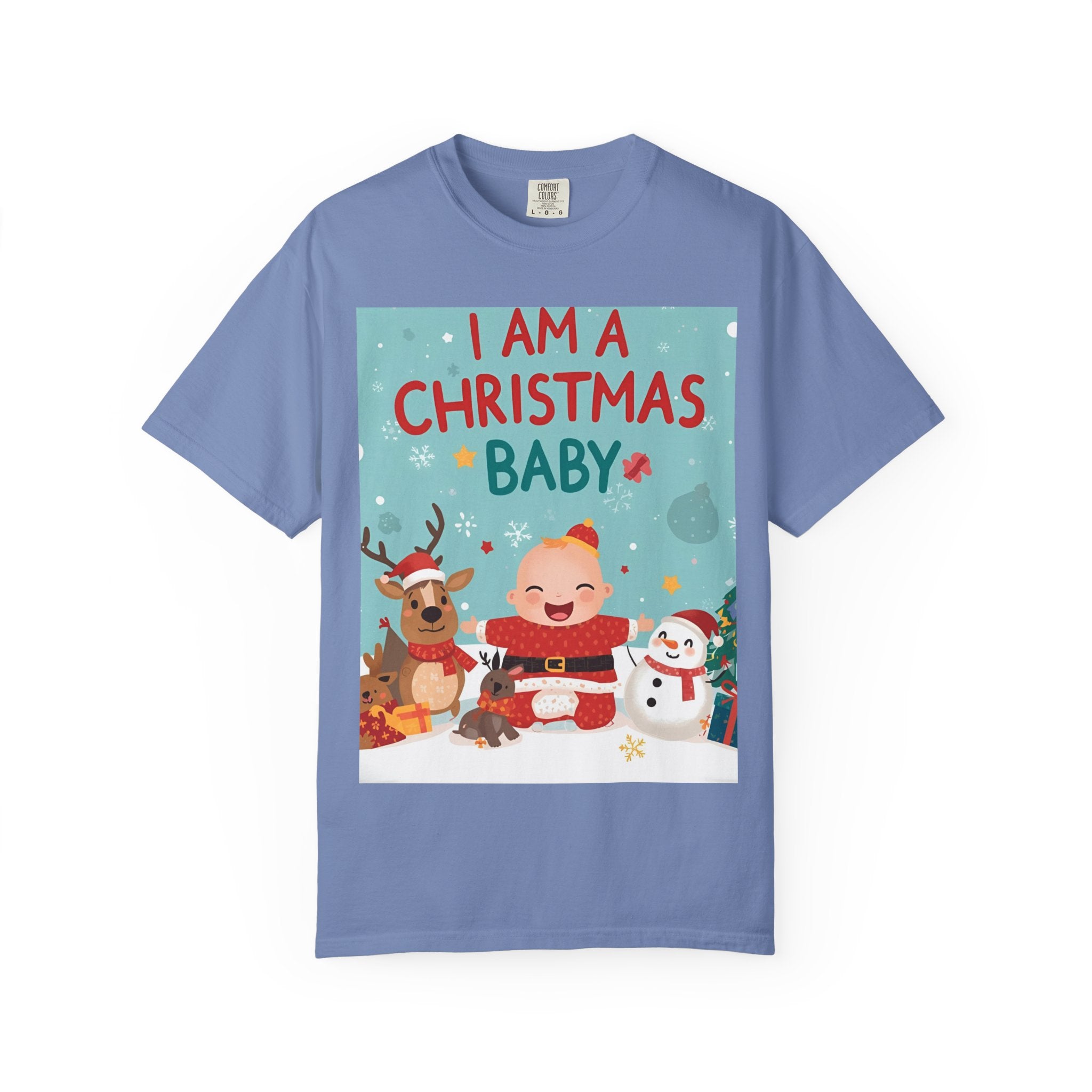 Christmas Baby T-shirt, Cute Christmas Shirt, Holiday Gift, Family Matching Tee, Unisex Kids Christmas Apparel, Baby's First Christmas