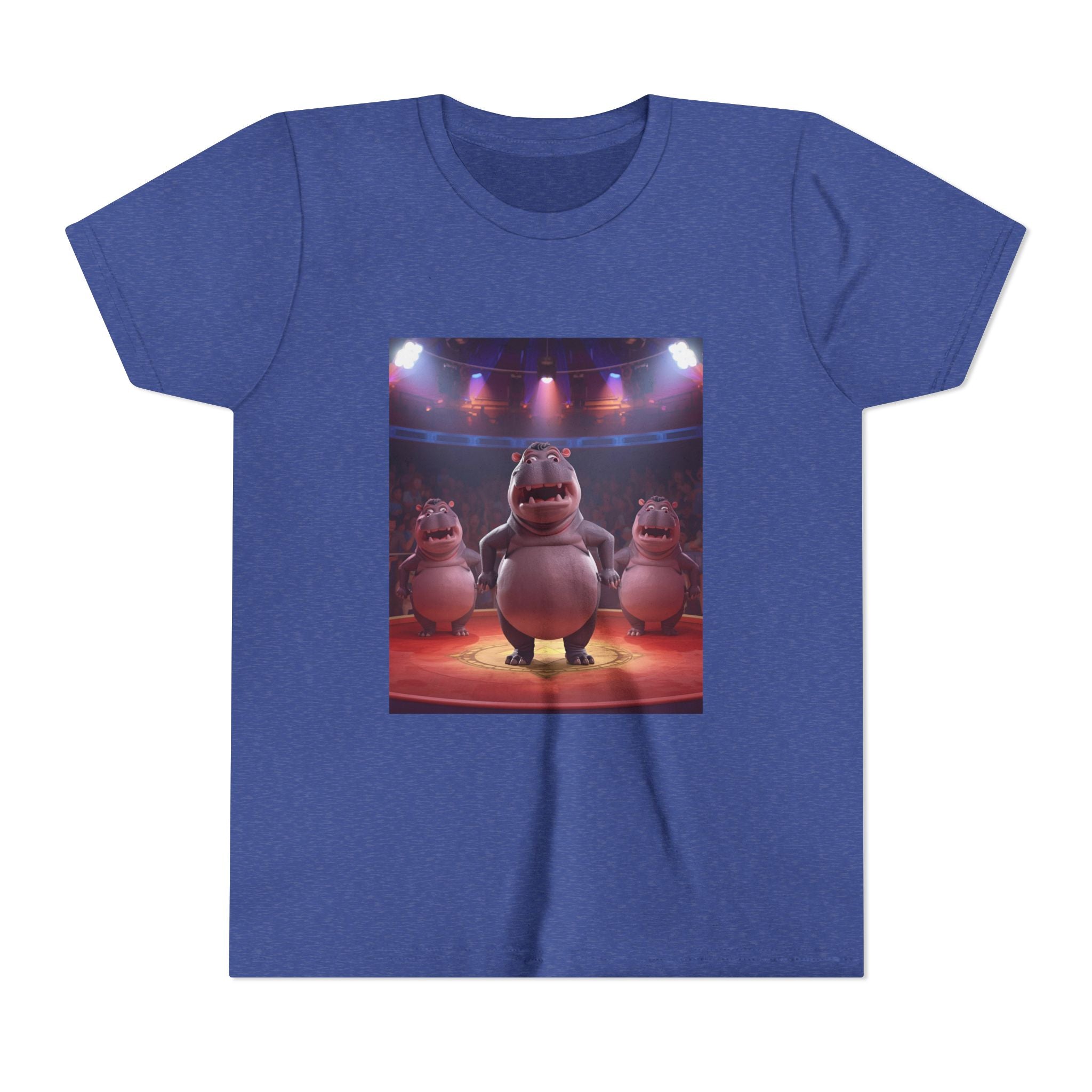 Hippo Funny Youth Short Sleeve Tee