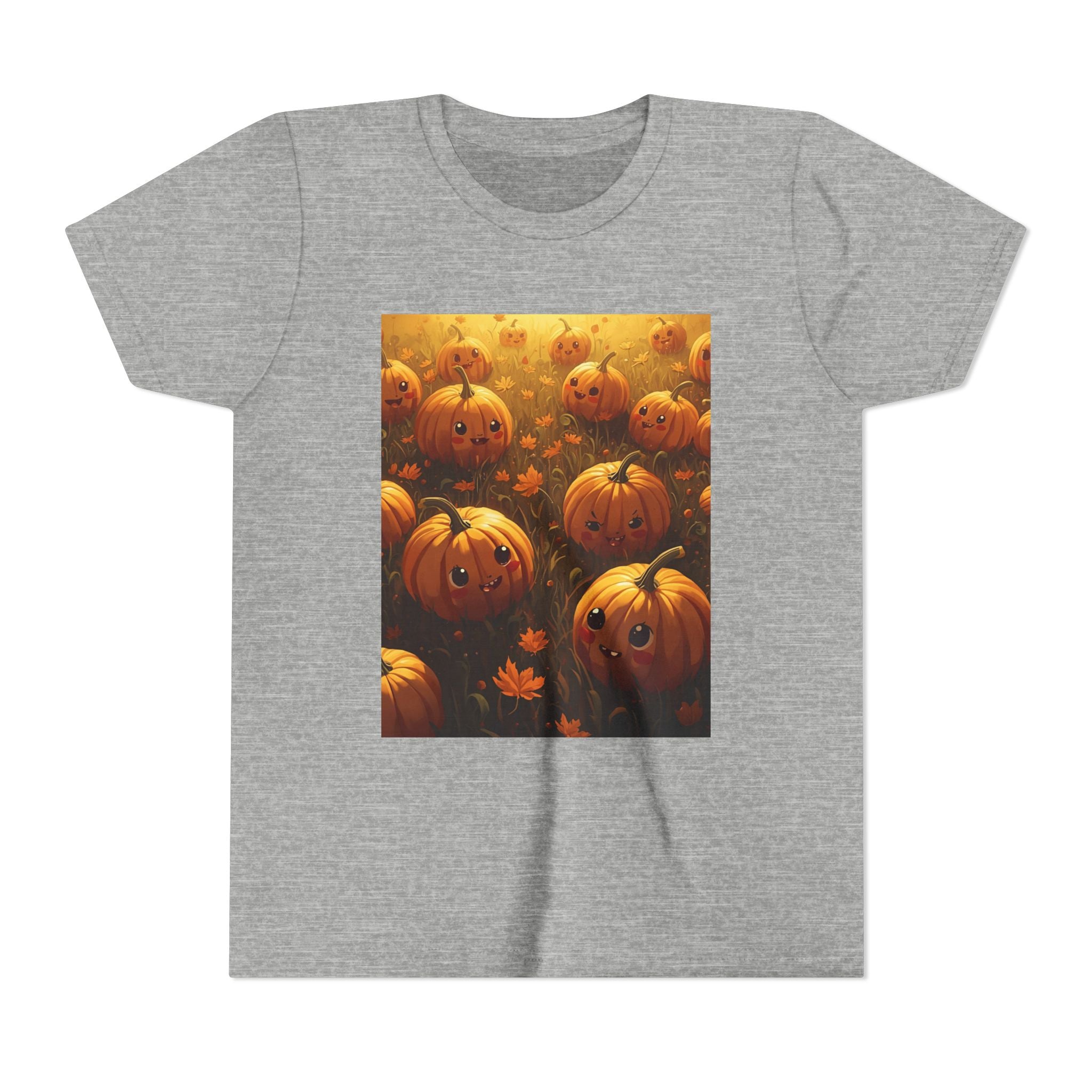 Pumpkin Halloween Youth Tee, Fall Shirt, Halloween Gift, Kids Halloween Apparel, Harvest Celebration T-shirt