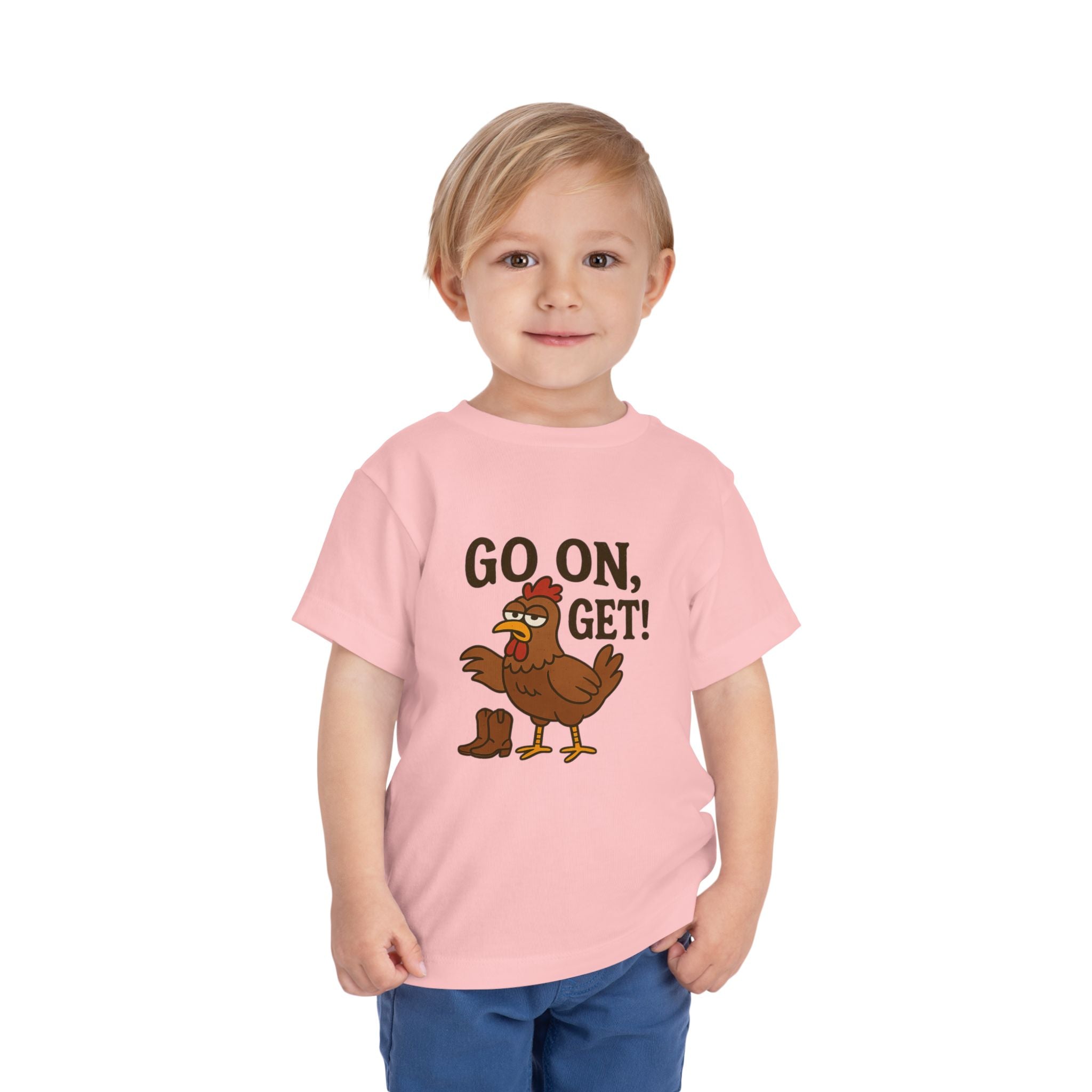 Go On Get Funny Toddler Short Sleeve Tee