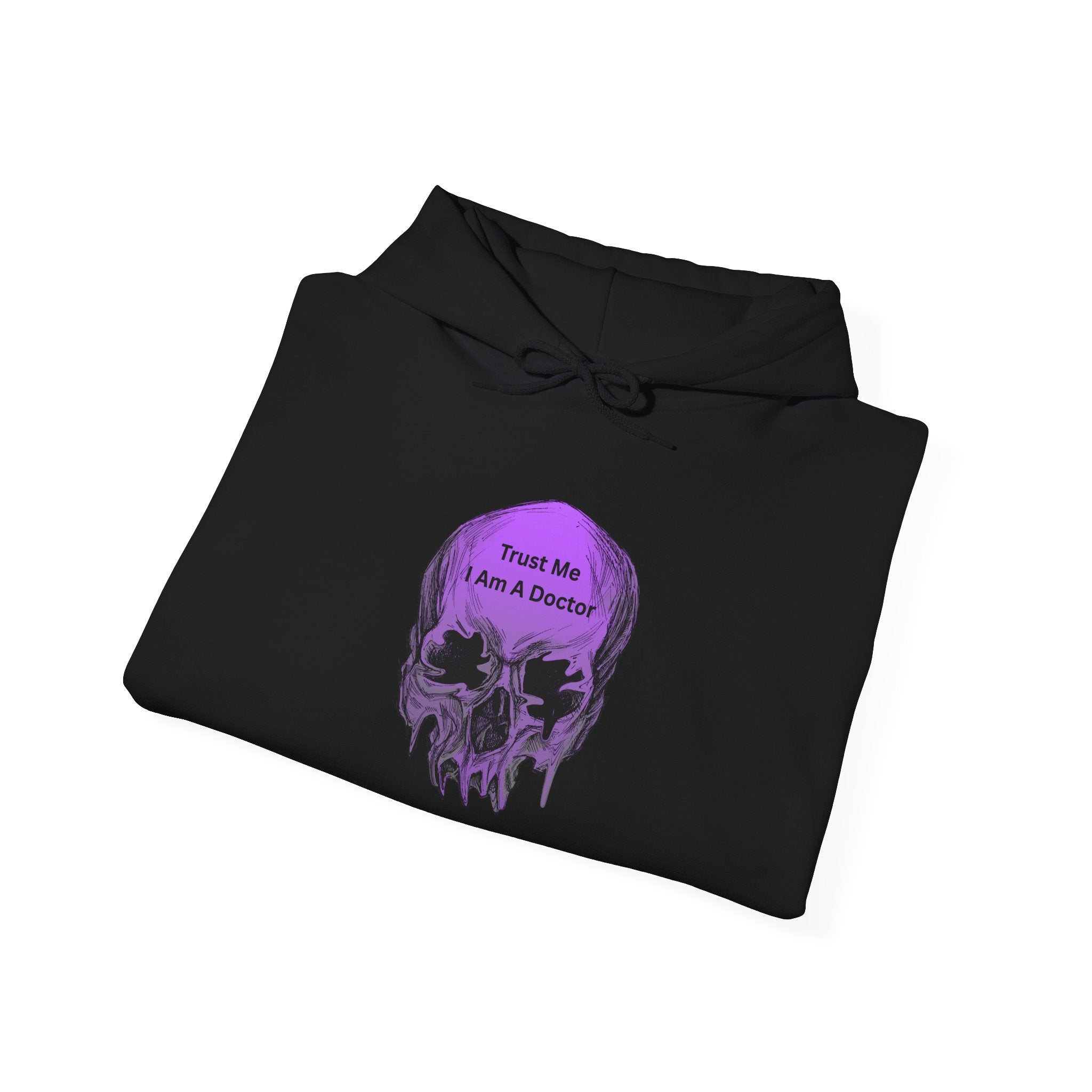 Skull Graphic Hoodie - Trust Me I Am A Boosted Spirit, Cozy Sweatshirt for Halloween, Casual Wear, Unique Gift