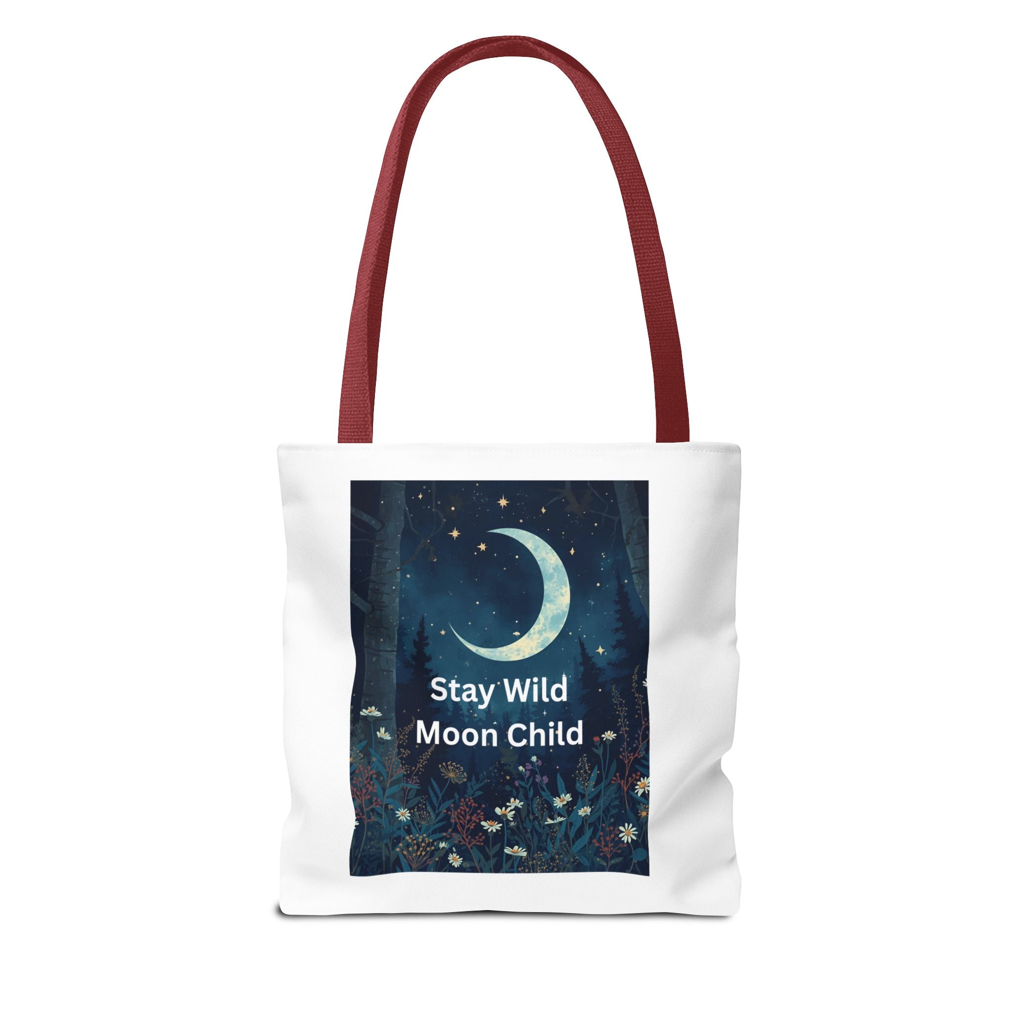 Stay Wild Moon Child Tote Bag - Stay Wild, Bohemian Bag, Eco-Friendly Tote, Astrology Gift, Festival Essential