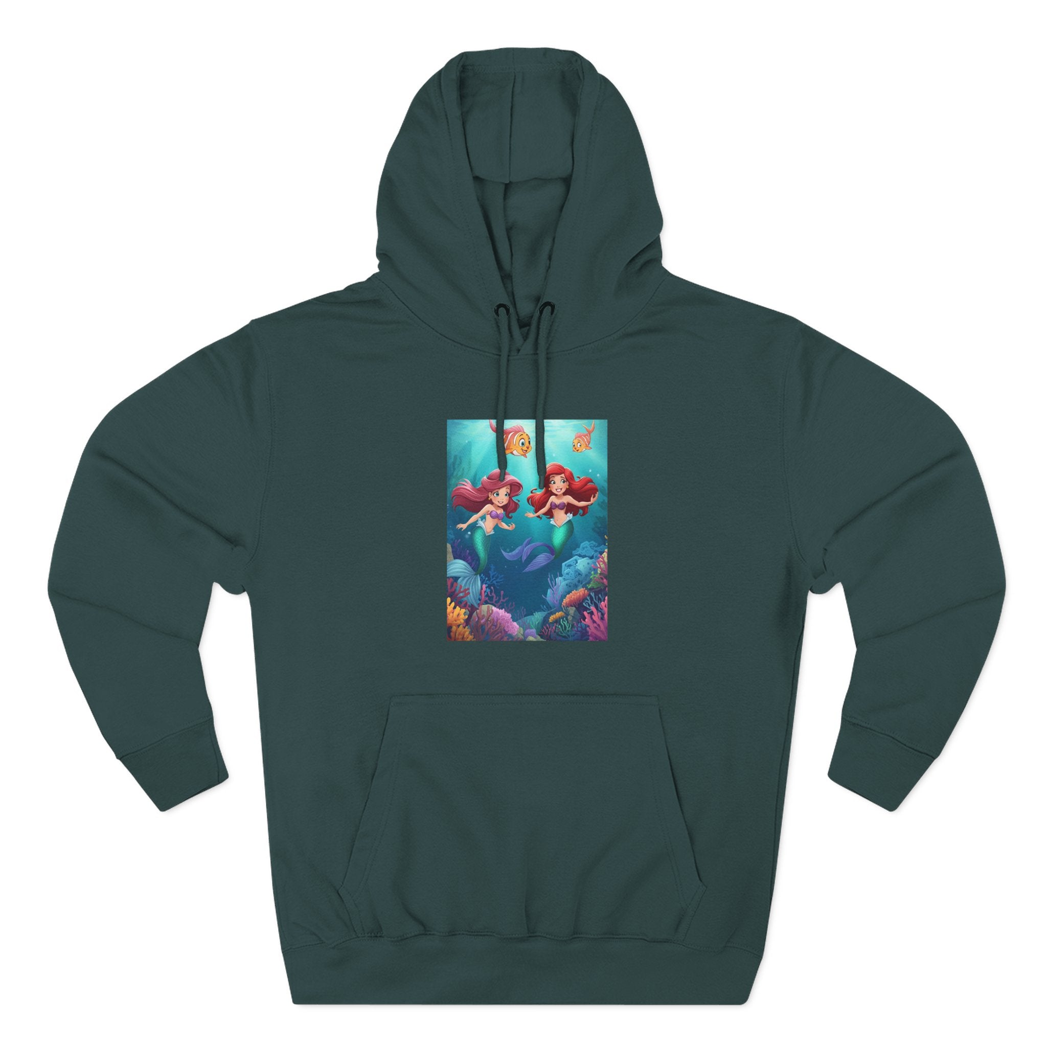 Mermaid Three-Panel Fleece Hoodie