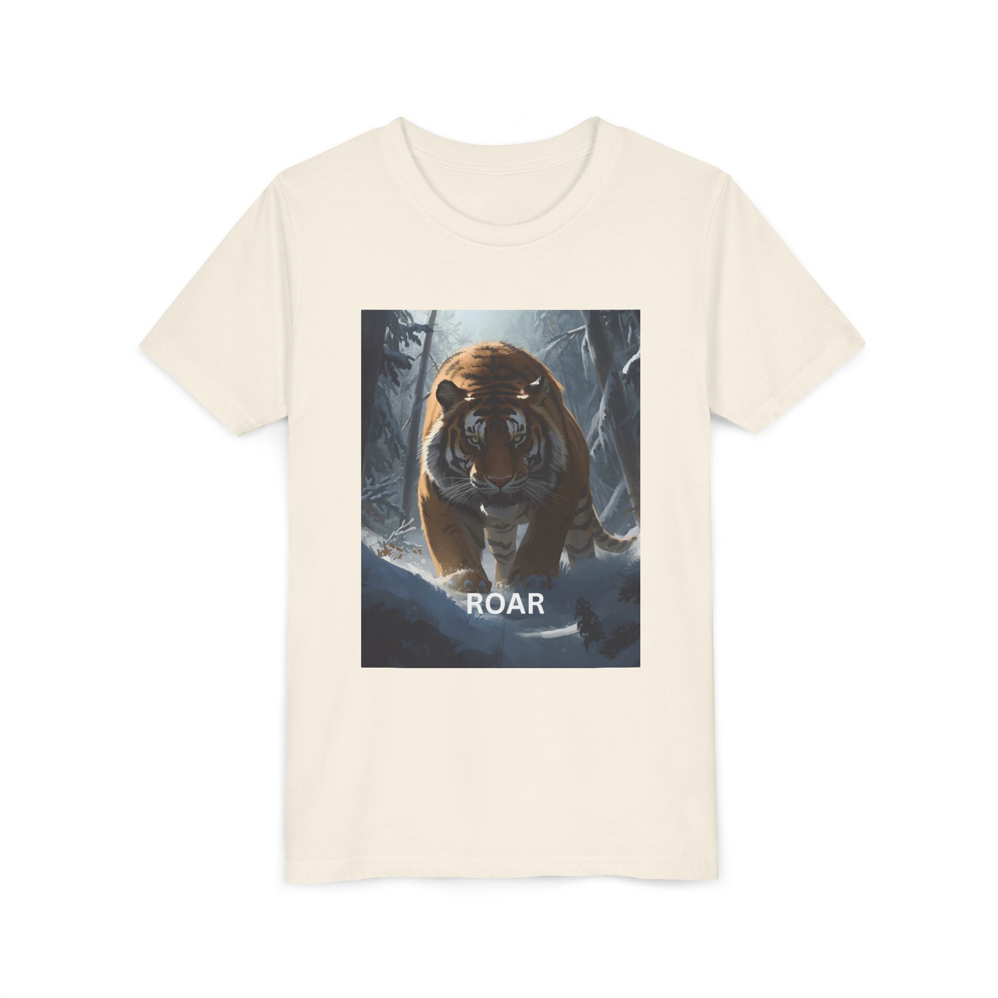 Tiger Roar Snow Youth Short Sleeve Tee