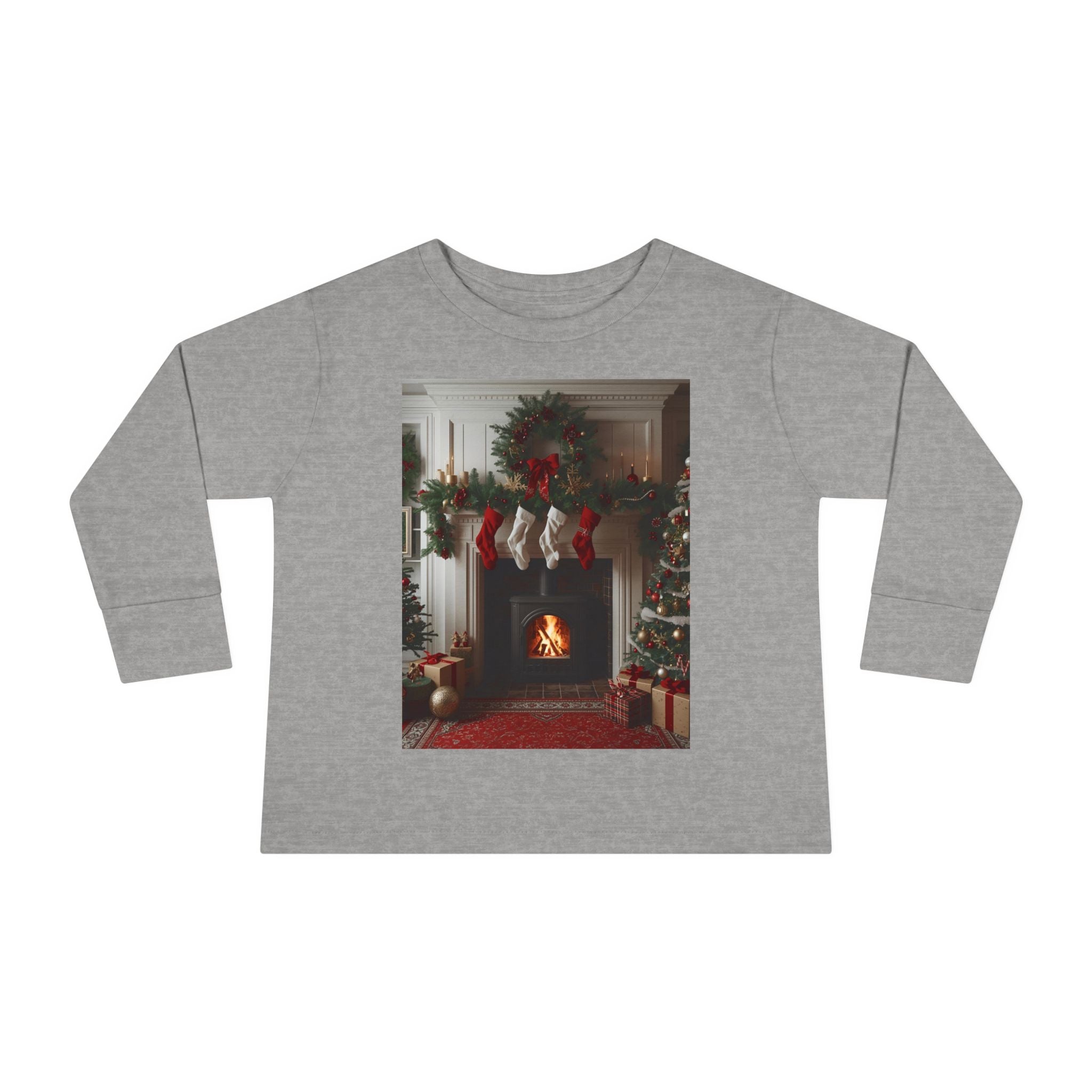 Cozy Christmas Toddler Long Sleeve Tee
