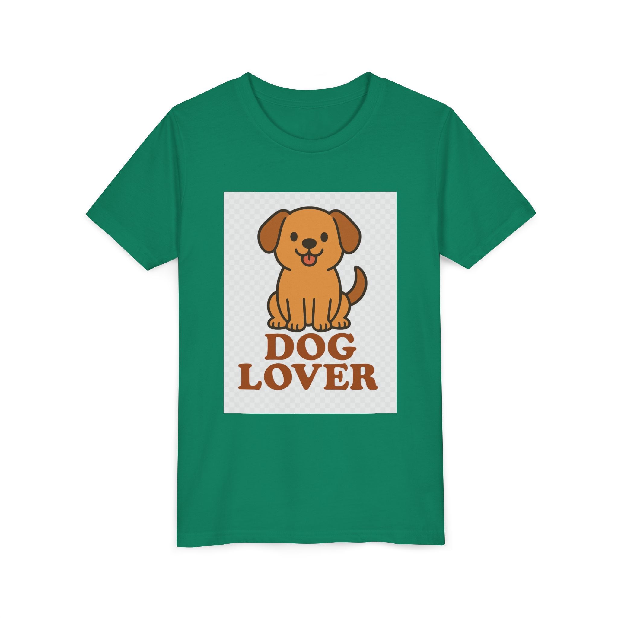 Cute Dog Lover Youth T-Shirt, Pet Lover Gift, Animal Tee, Kids Dog Shirt, Birthday Present for Kids, Fun Youth Apparel