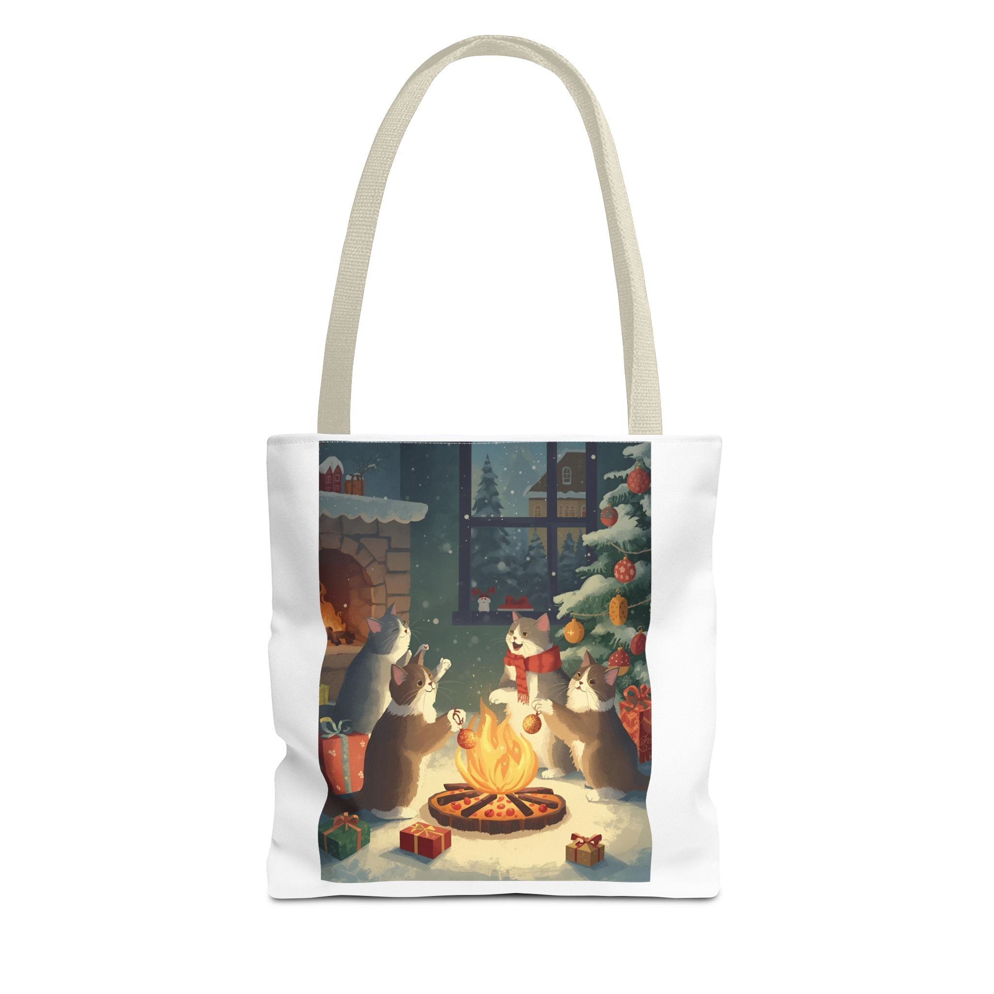 Cute Cats Christmas Tote Bag (AOP)