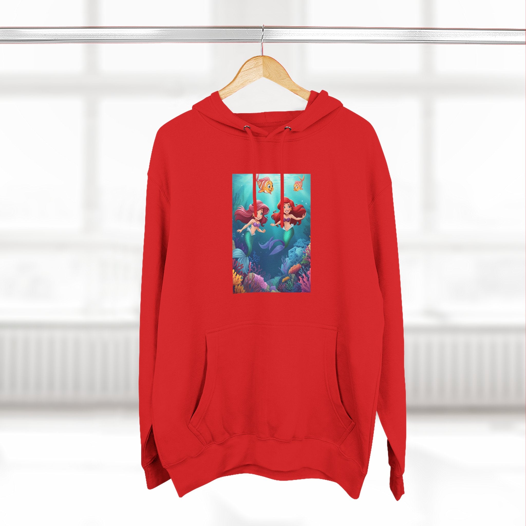 Mermaid Three-Panel Fleece Hoodie