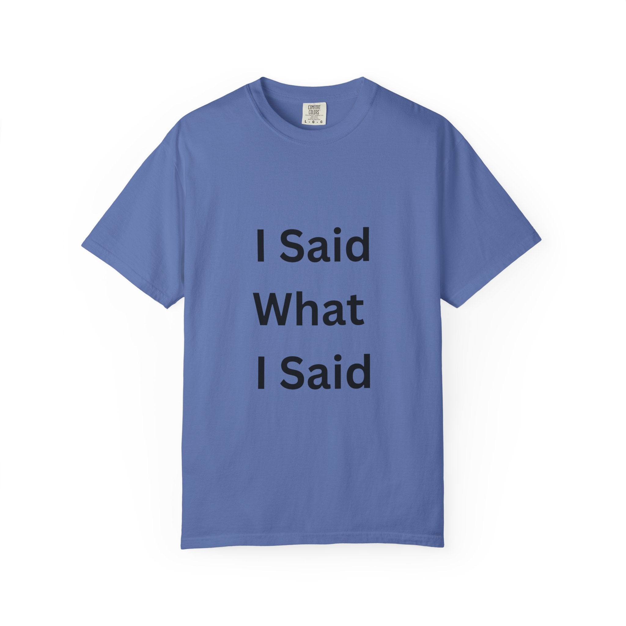 I Said What I Said Unisex Garment-Dyed T-shirt