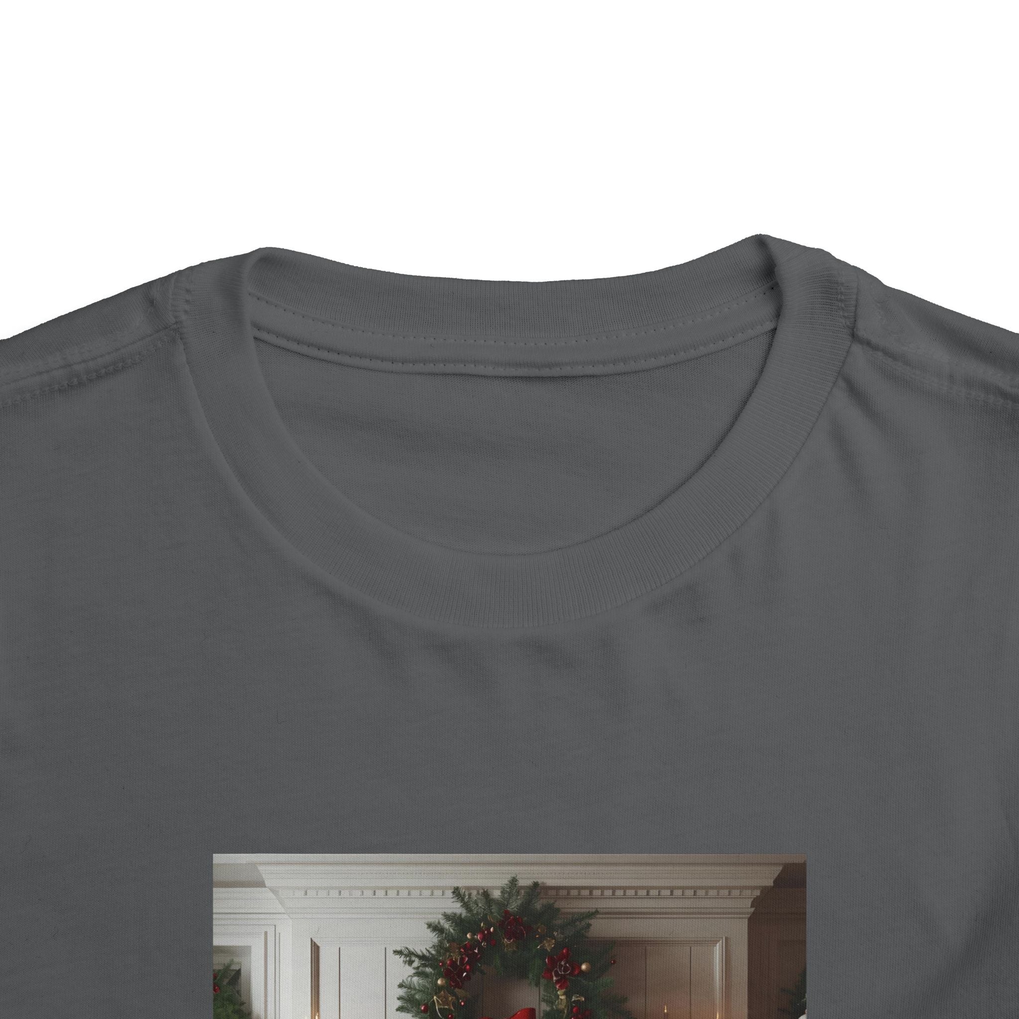 Cozy Christmas Toddler Tee, Holiday Kids Shirt, Cute Winter Tee, Toddler Christmas Outfit, Festive Short Sleeve Shirt