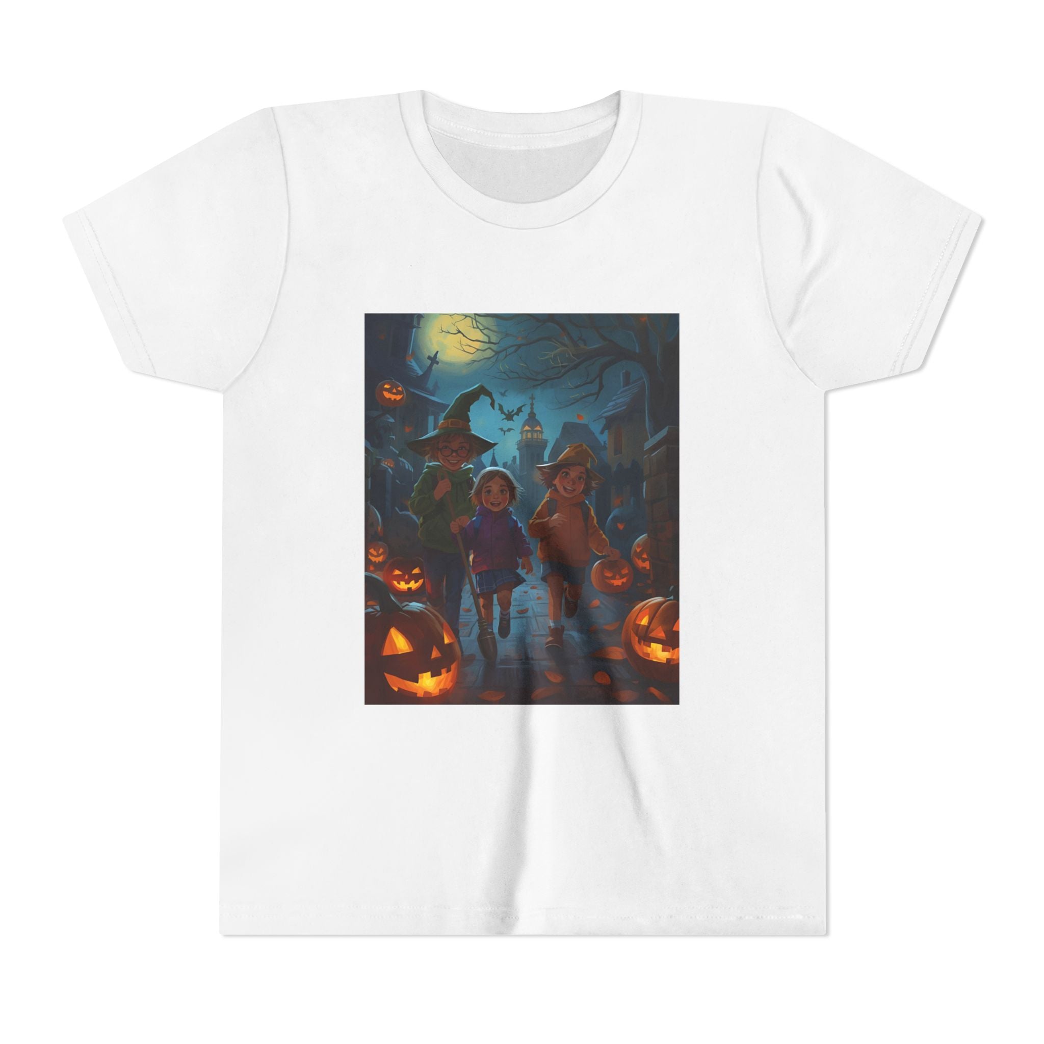 Spooky Halloween Youth Tee | Fun Kids Shirt for Halloween Parties, Trick-or-Treating, Fall Celebrations, Spooky Vibes, Cute Costumes