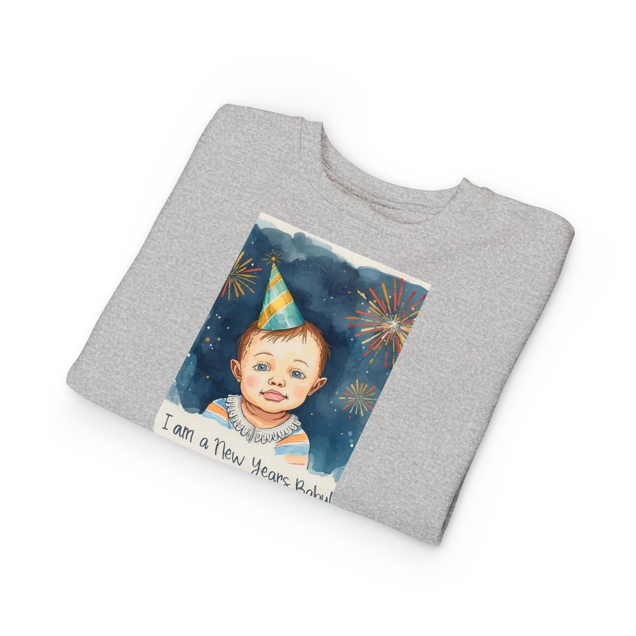 I Am A New Years Baby Toddler Sweatshirt
