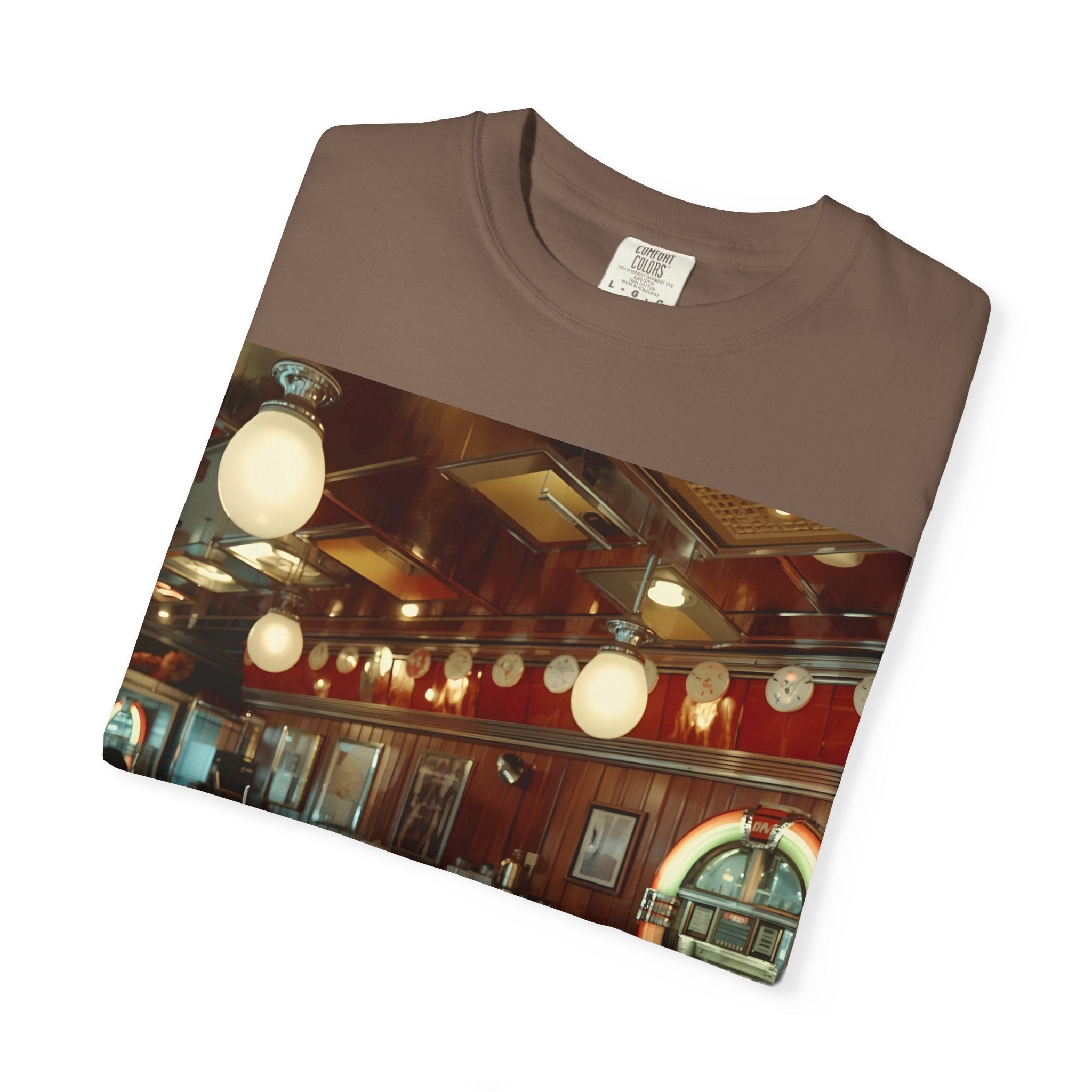 Cozy Vintage Café Vibe Unisex T-shirt, Casual Tee, Retro Style, Gift for Coffee Lovers, Summer Fashion, Everyday Wear