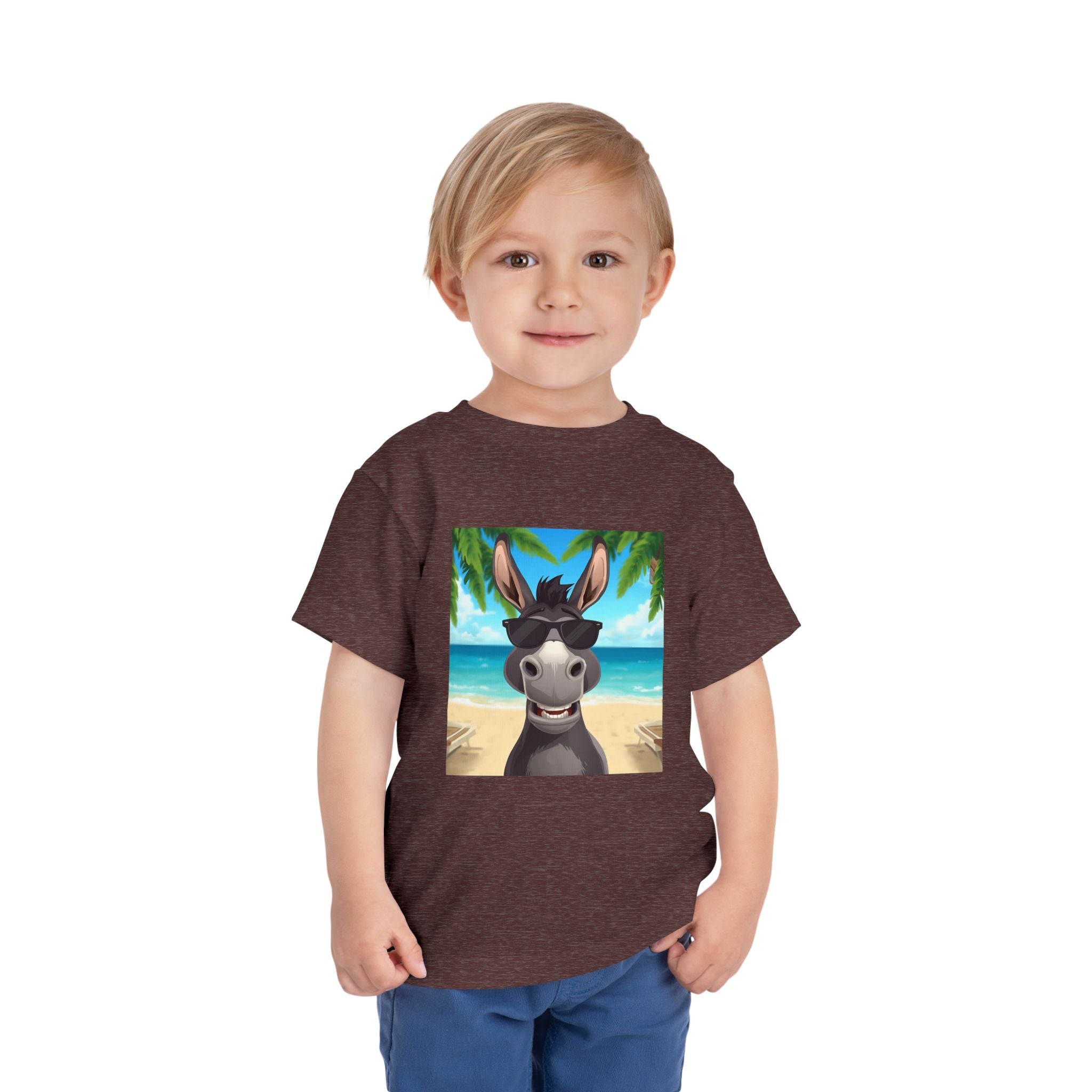 Donkey Beach Vibe Toddler Short Sleeve Tee