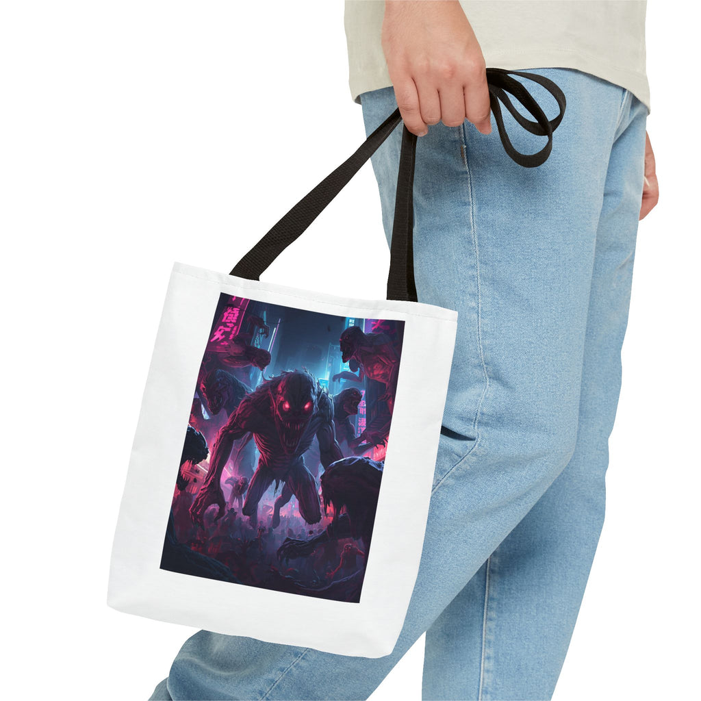 Spooky Creature Tote Bag (AOP)