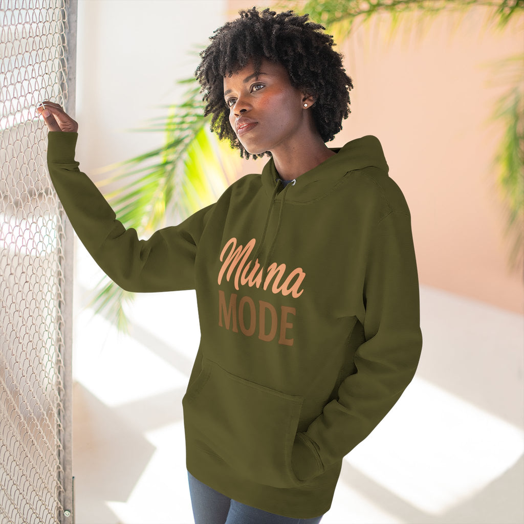 Mama Mode Hoodie — Cozy Casual Fleece Sweatshirt for Moms
