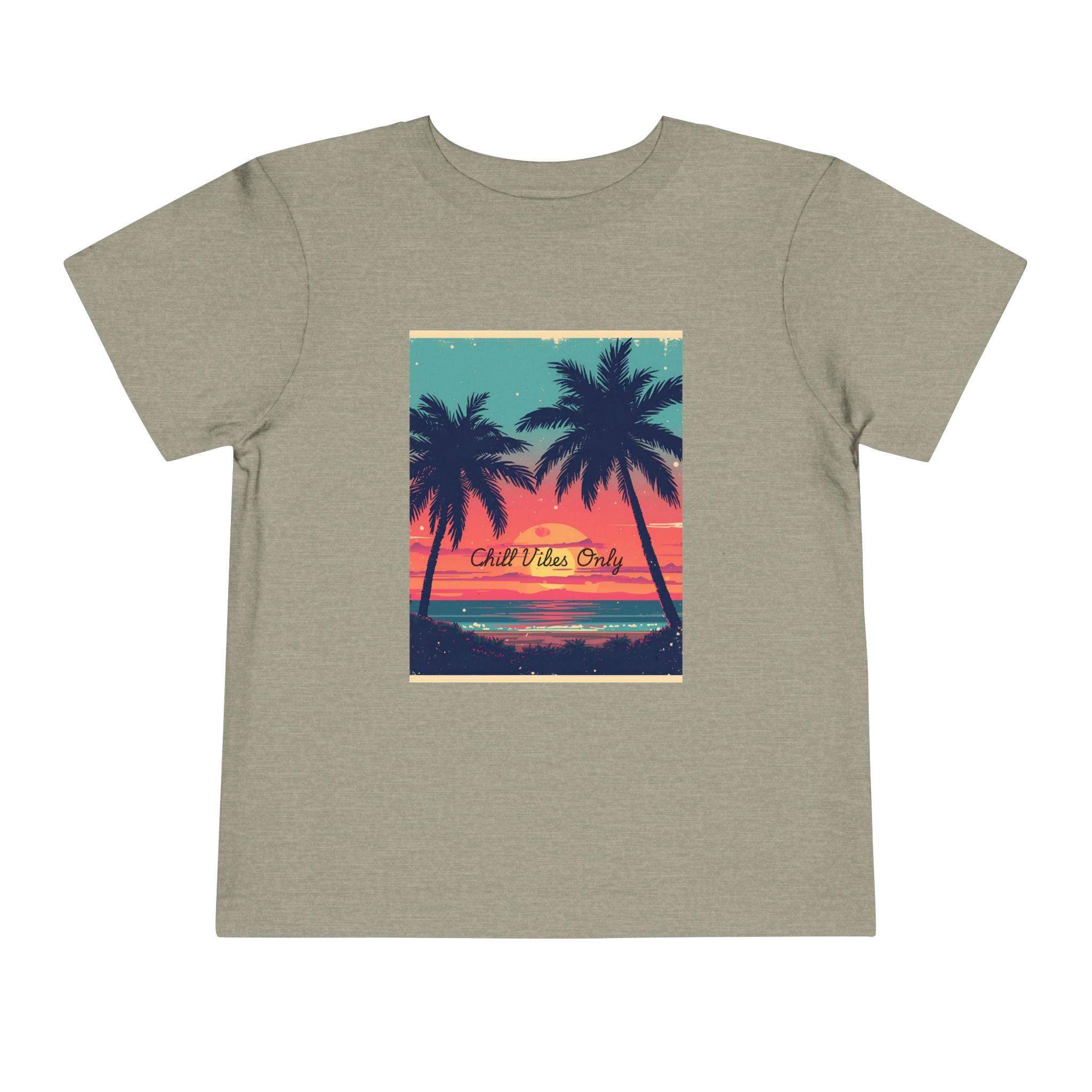 Tropical Sunset Toddler Short Sleeve Tee