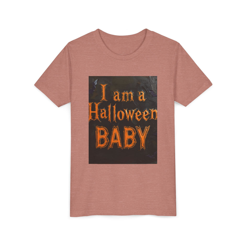I Am A Halloween Baby Youth Short Sleeve Tee