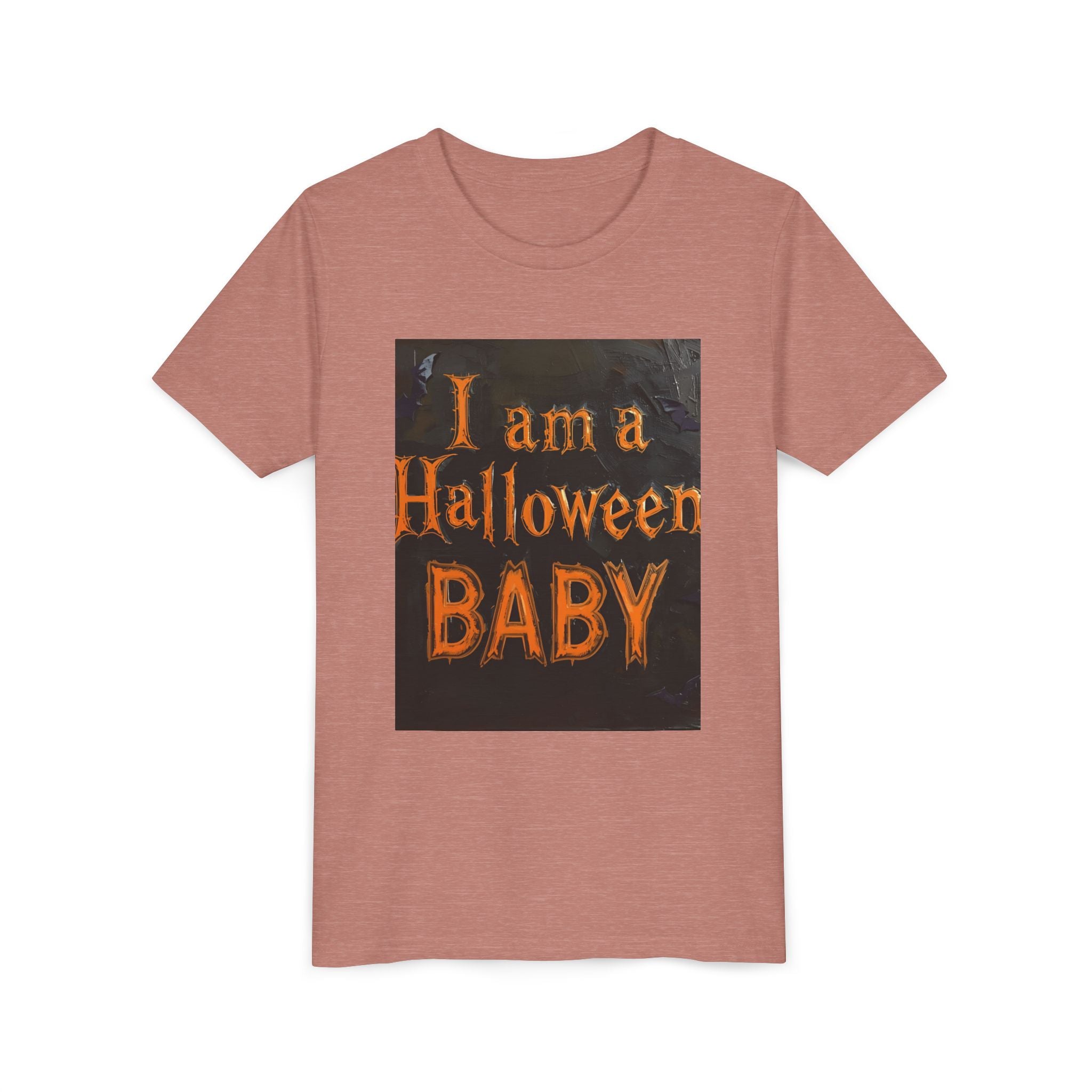 I Am A Halloween Baby Youth Short Sleeve Tee