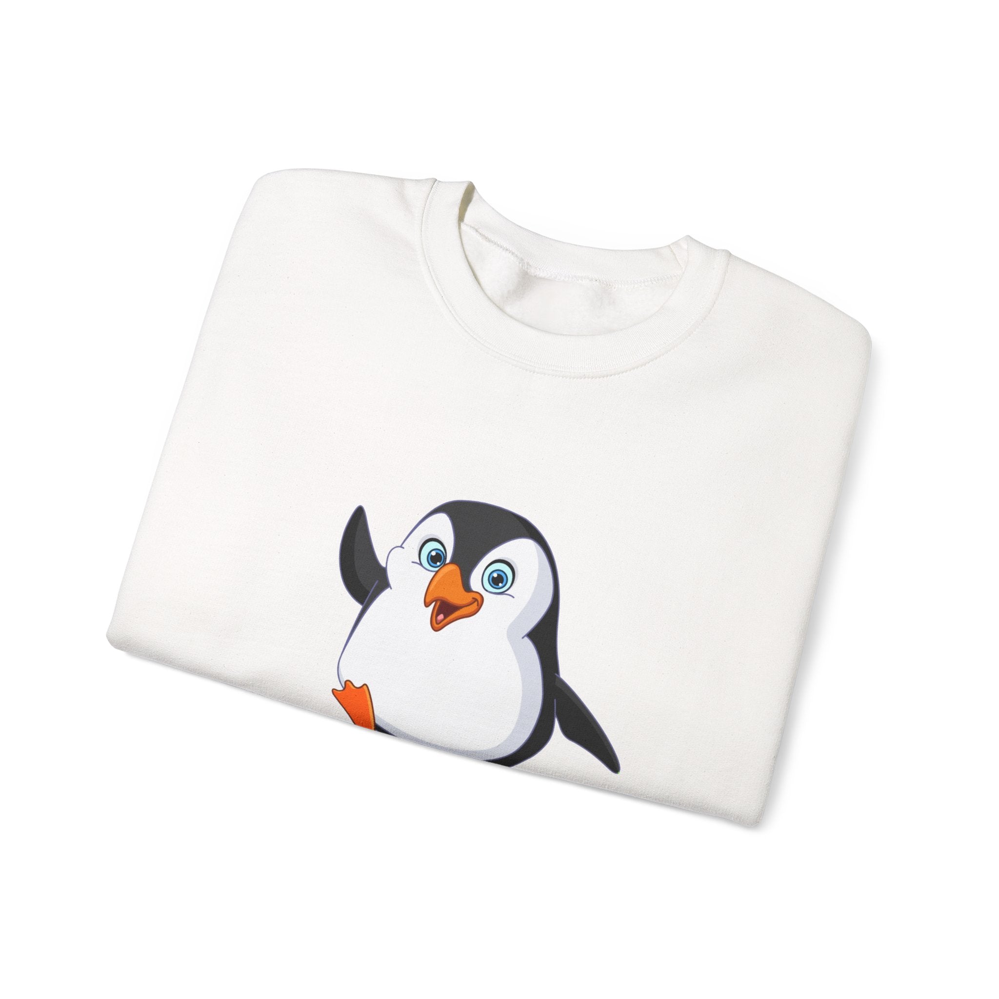 Penguin Spirit Animal Crewneck Sweatshirt - Cozy Gift for Animal Lovers, Winter Layer, Cute Sweatshirt, Funny Gift, Casual Wear