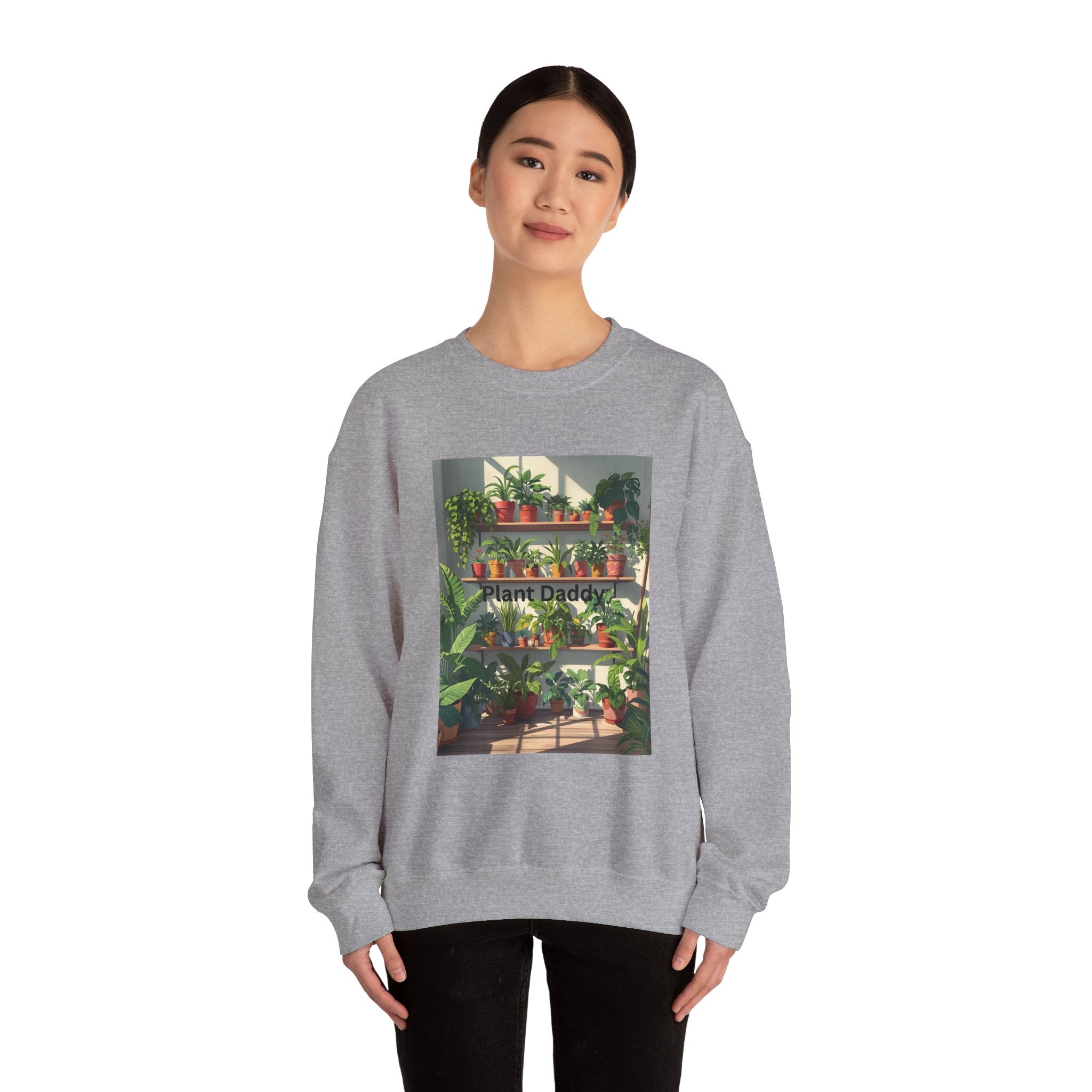 Plant Daddy Sweatshirt, Unisex Gardening Crewneck, Perfect Gift for Plant Lovers, Cozy Indoor Wear, Houseplant Enthusiast Apparel