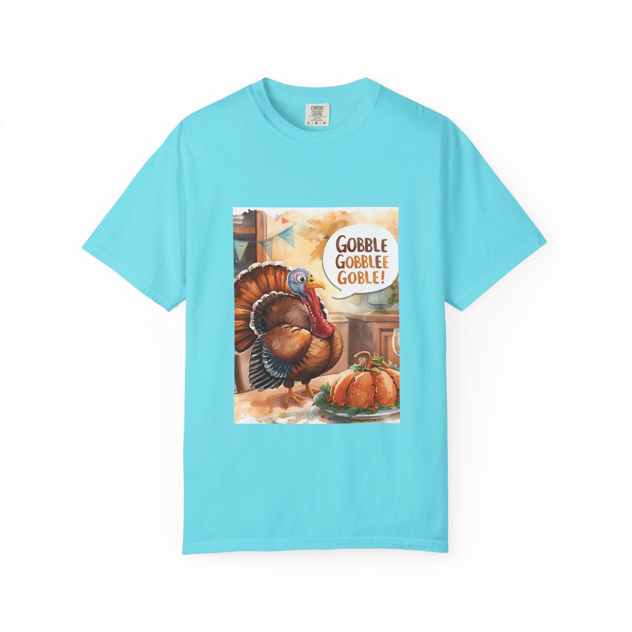 Thanksgiving Turkey T-Shirt | Gobble Gobble Graphic Tee | Fall Apparel, Holiday Gift, Casual Wear, Unisex Style, Autumn Collection