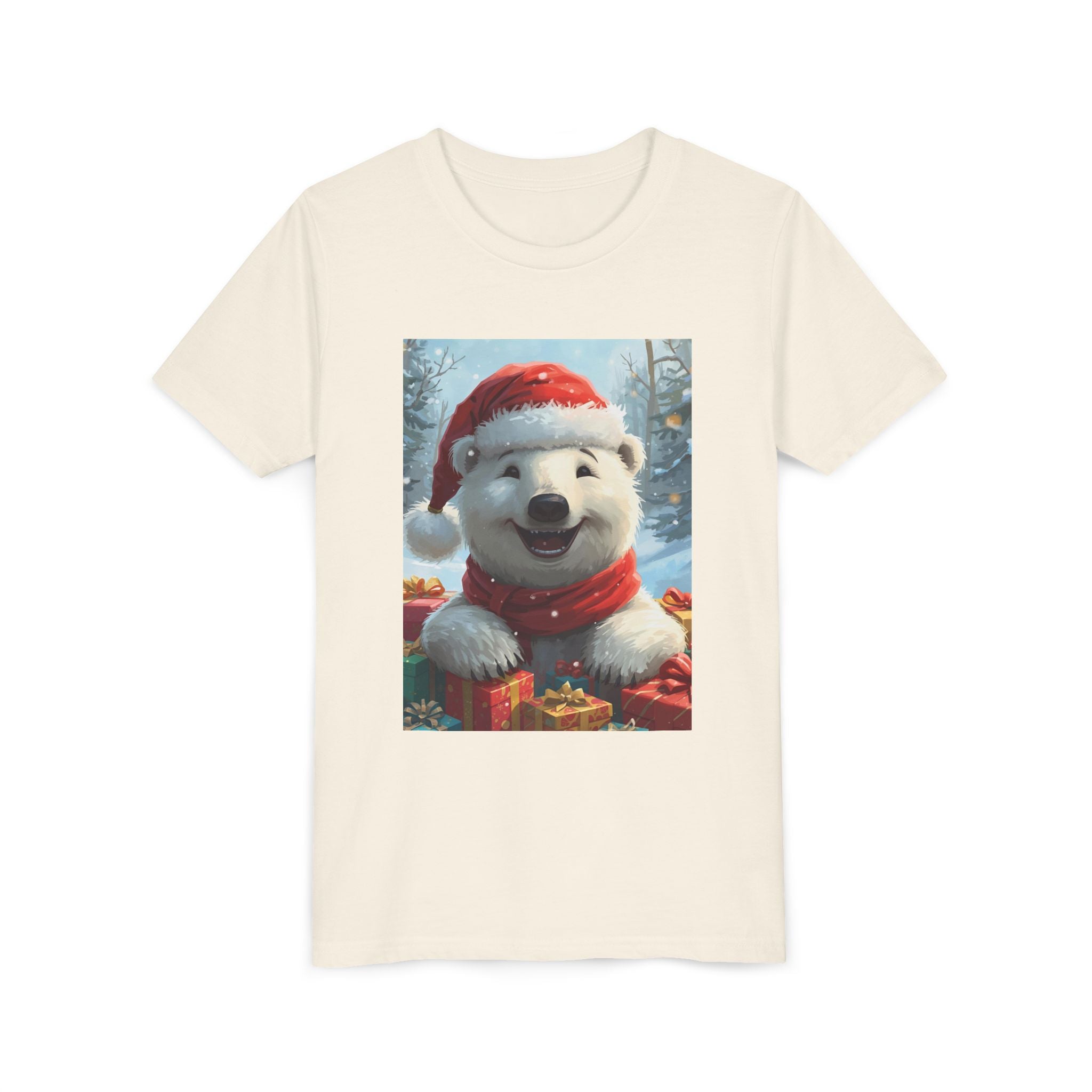 Christmas Bear Youth Short Sleeve Tee