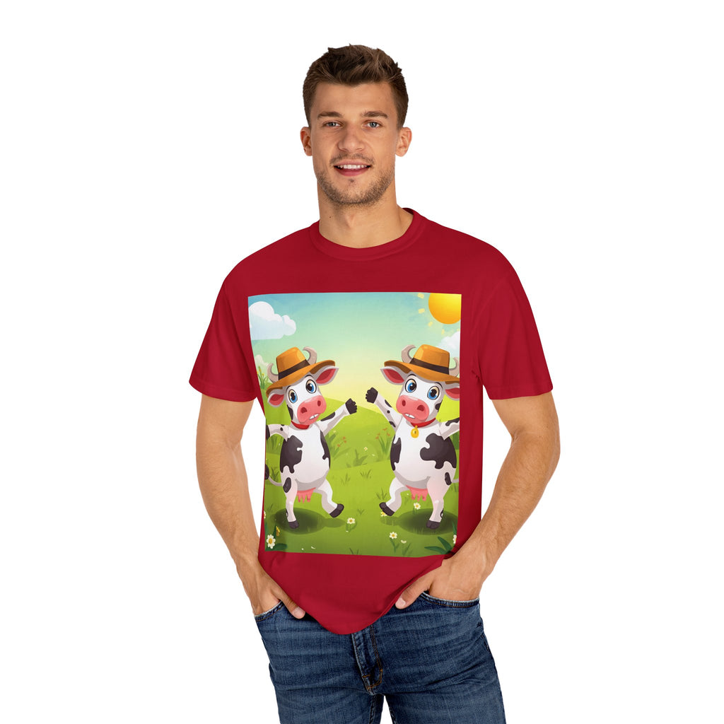 Cute Cow Fun Farm Playful Cow Graphic T-Shirt, Fun Tee for Kids, Animal Lovers, Farm Life, Casual Wear, Summer Vibes, Birthday Gift