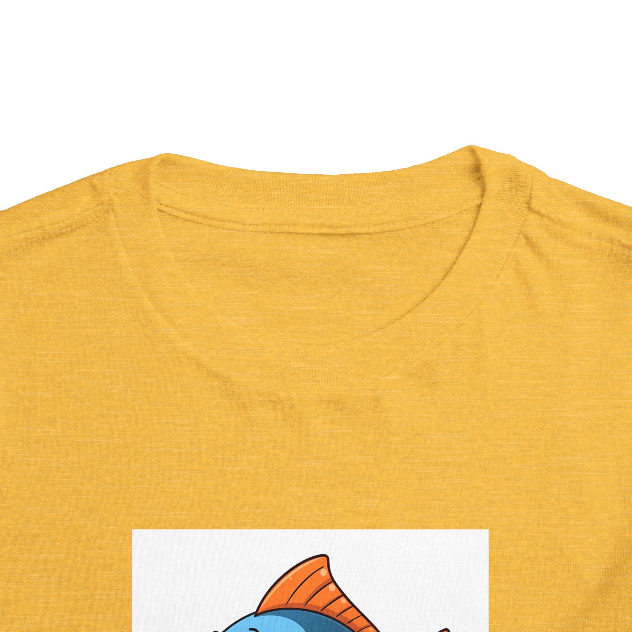 Here Fishy Fishy Fishy Toddler Short Sleeve Tee