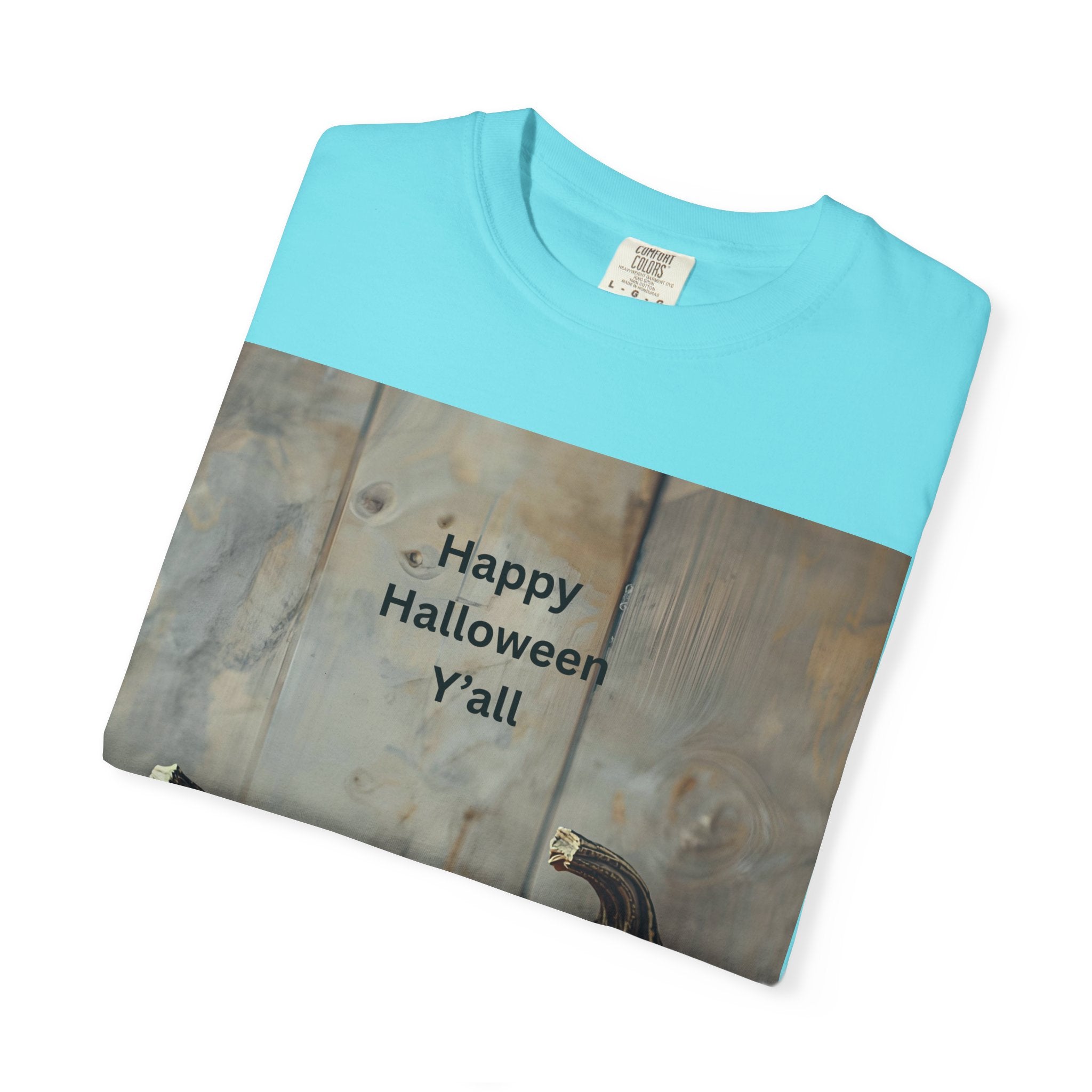 Happy Halloween Unisex T-Shirt, Spooky Fall Tee, Pumpkin Graphic Shirt, Halloween Costume Top, Fall Celebration Wear