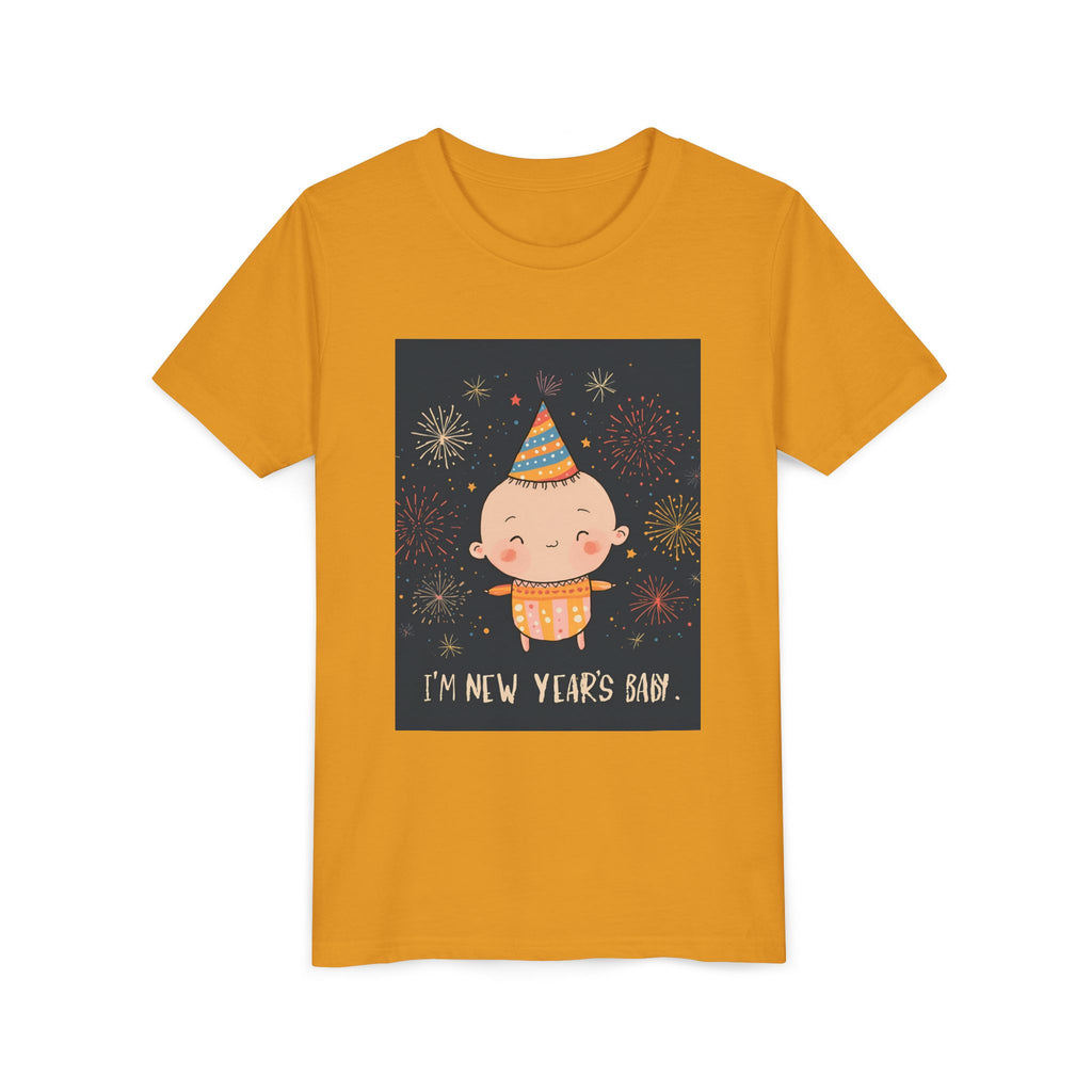 I Am A New Years Baby Youth Short Sleeve Tee