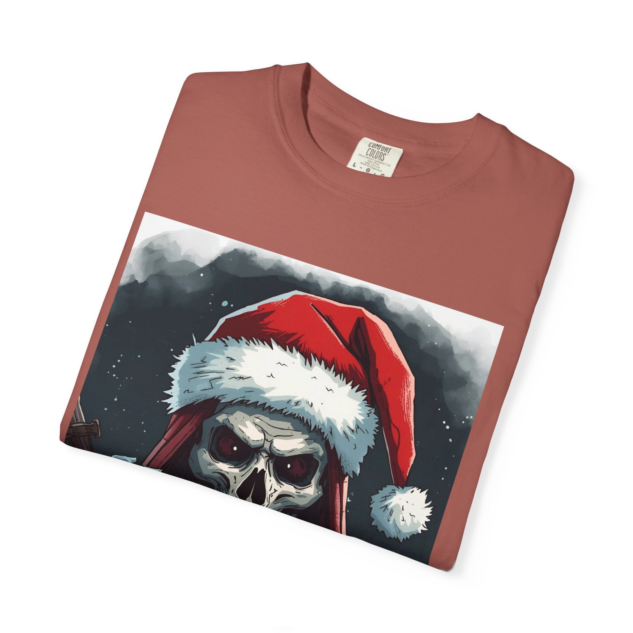 Christmas Skeleton T-Shirt, Unisex Holiday Tee, Funny Graphic Shirt, Unique Gift, Halloween & Christmas Apparel