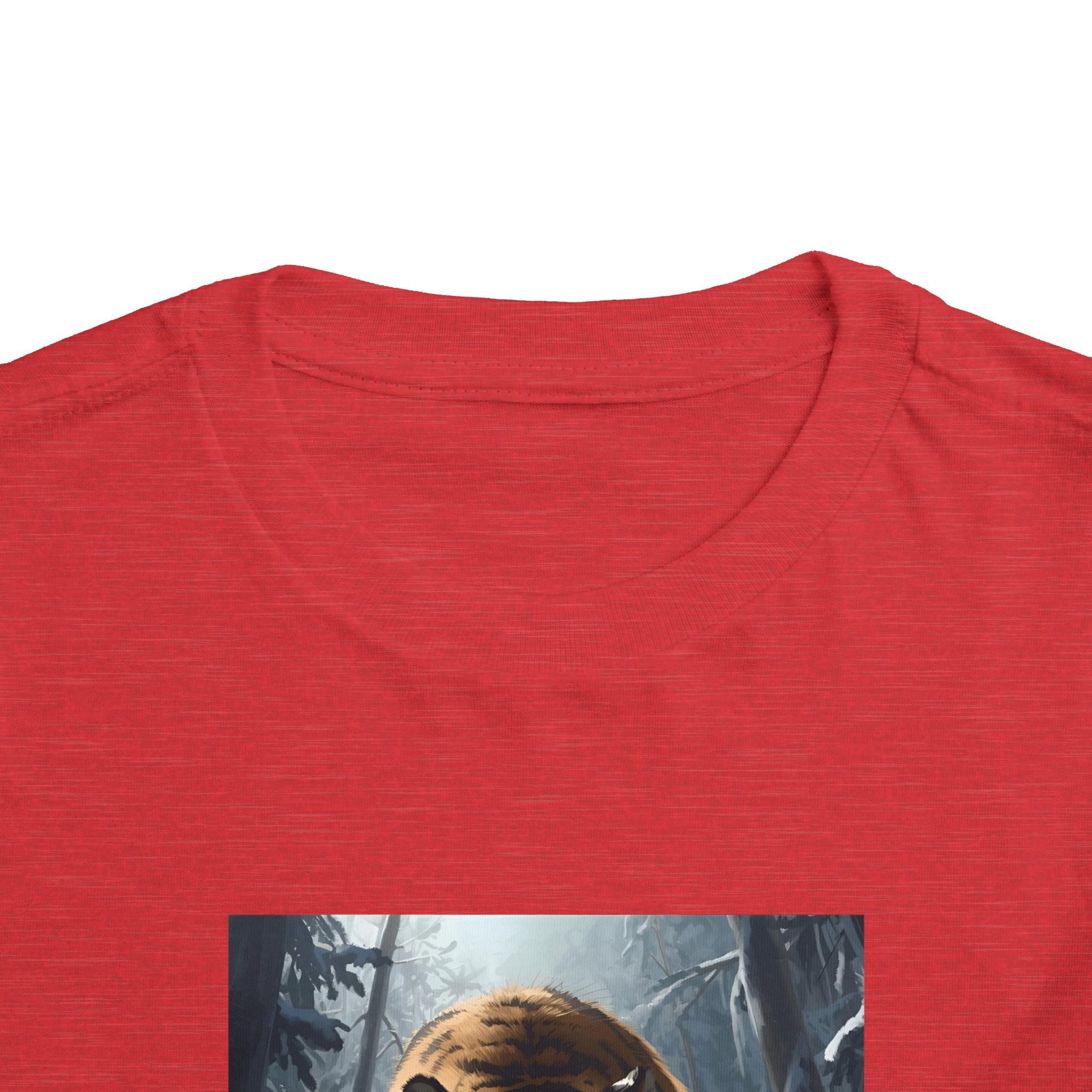 Tiger Roar Snow Toddler Short Sleeve Tee