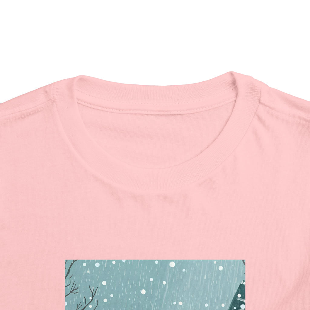 Festive Christmas Snowman Toddler Short Sleeve Tee