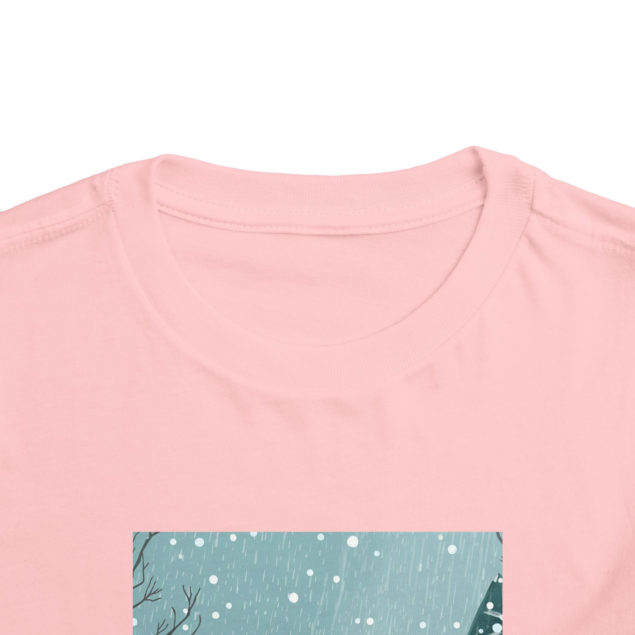 Festive Christmas Snowman Toddler Short Sleeve Tee